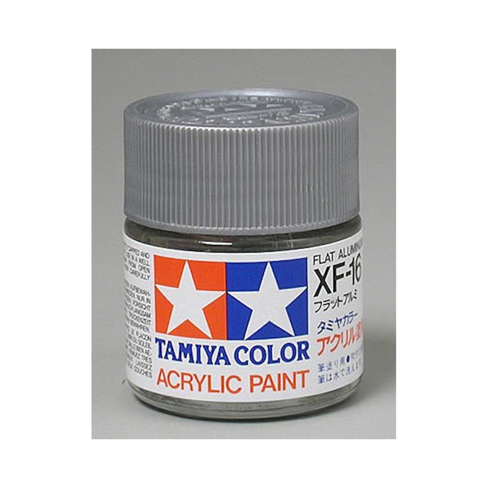 Tamiya #81316 Tamiya XF-16 Flat Aluminum Acrylic Paint (23ml)