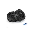 ProLine Pro-Line 1/6 Masher X HP Belted Pre-Mounted Monster Truck Tires (Black) (2) (M2) w/24mm Hex #10176-10