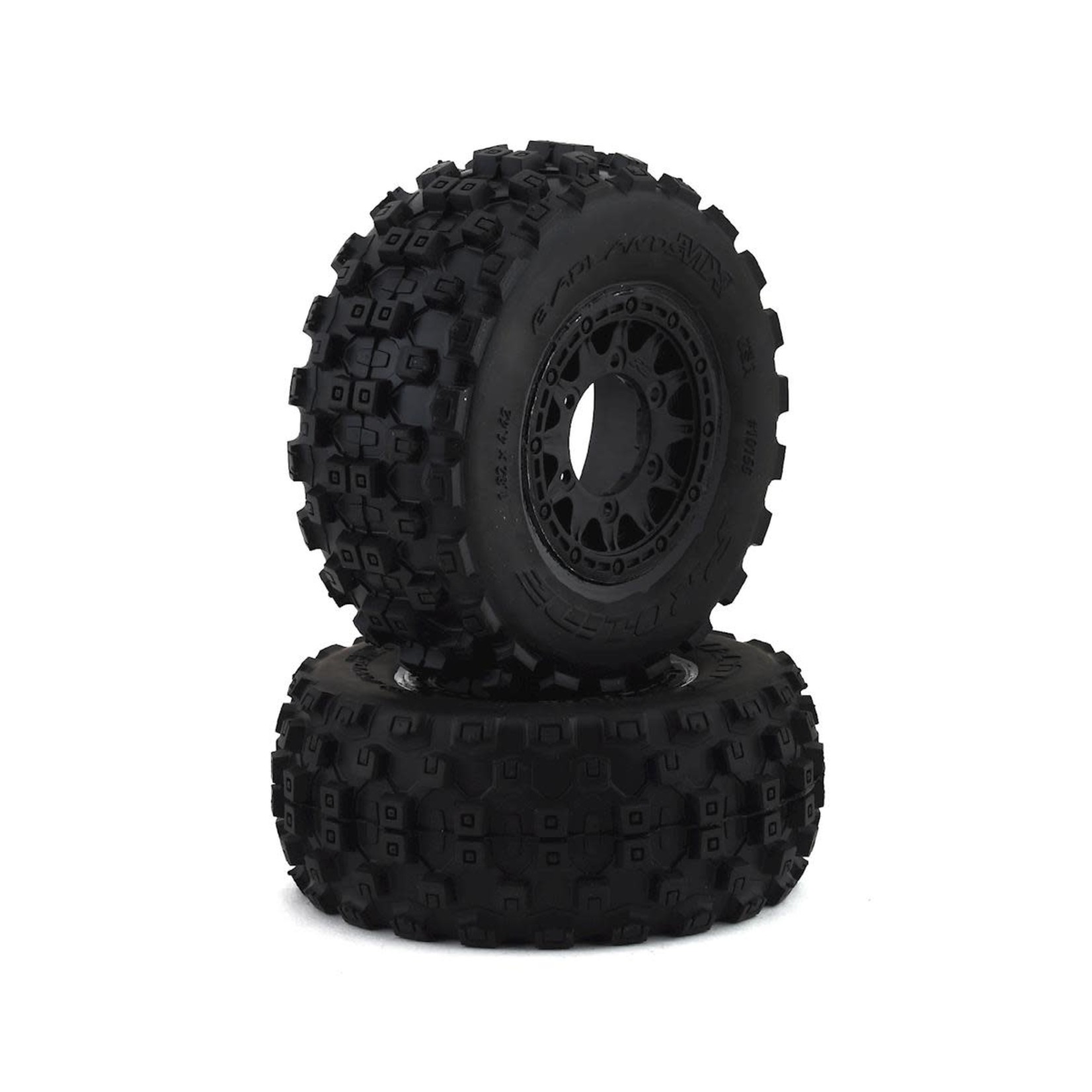 Pro-Line #PRO1015610 Pro-Line Badlands MX SC Tires w/Raid Wheels (Black) (2) (Slash Front) (M2) w/12mm Hex