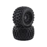Pro-Line #10127-10 Pro-Line Badlands MX38 3.8" Tire w/Raid 8x32 Wheels (Black) (2) (M2) w/Removable Hex