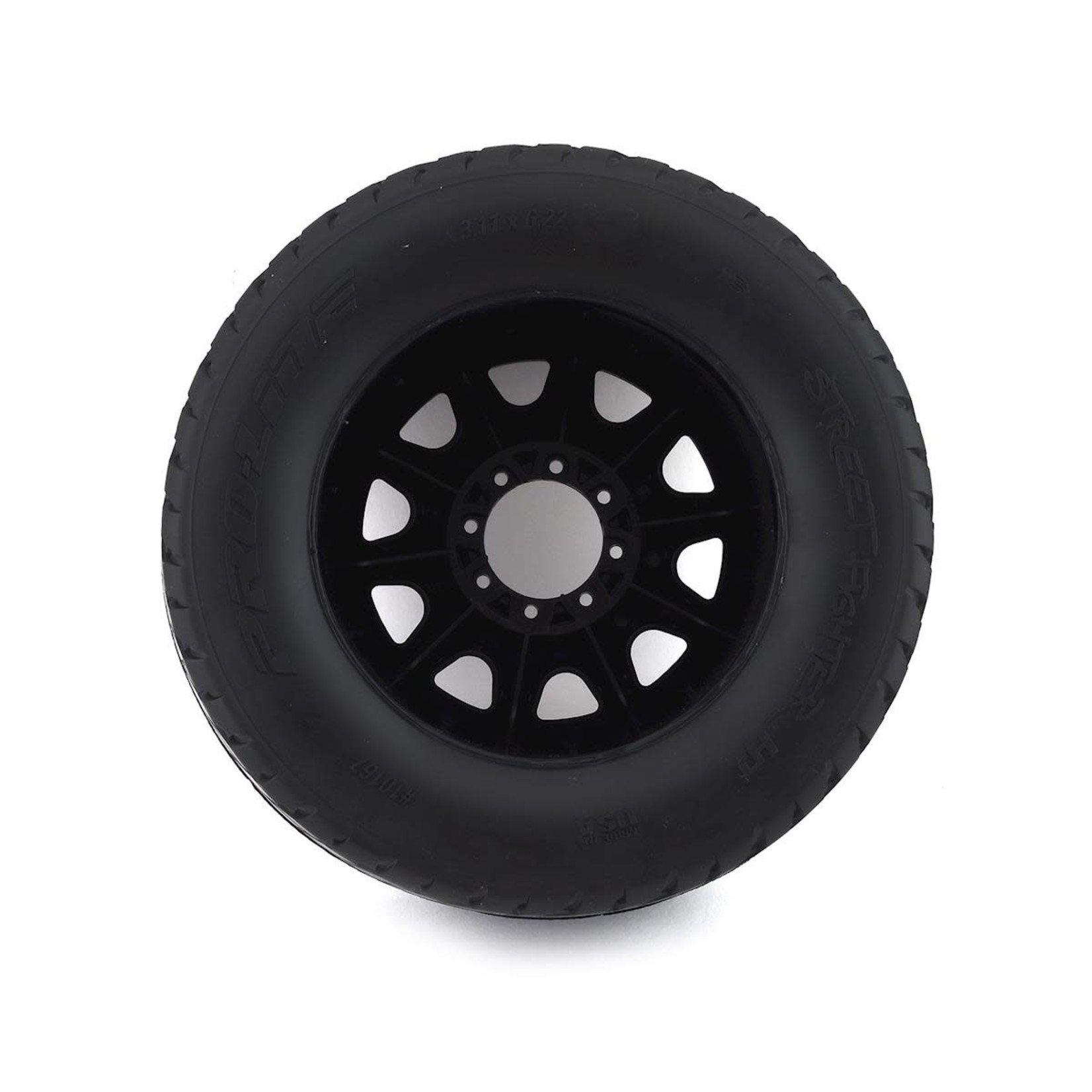 Pro-Line #10167-10  Pro-Line Street Fighter HP 3.8" Belted Tires Pre-Mounted w/Raid Wheels (2) (M2)
