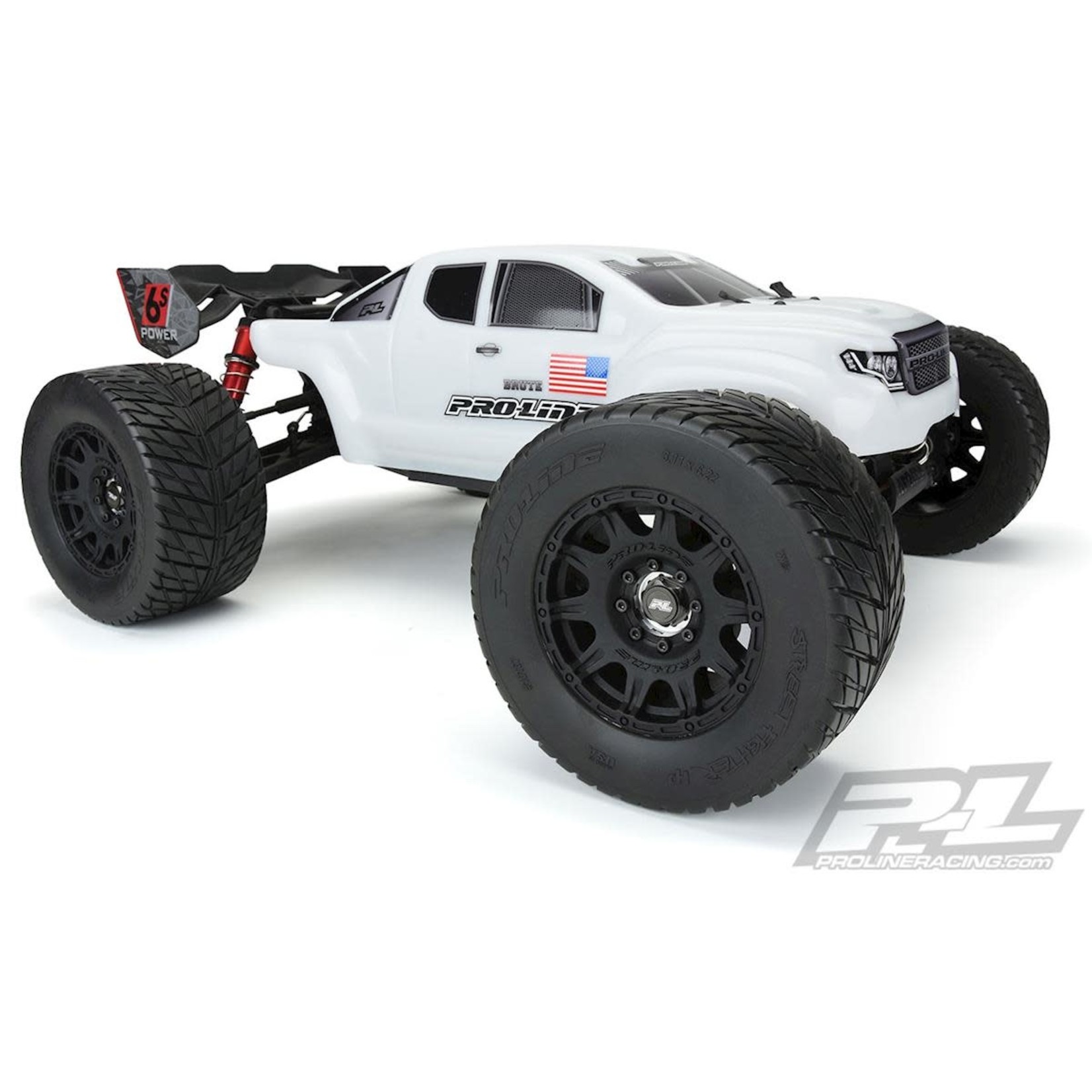 Pro-Line #10167-10  Pro-Line Street Fighter HP 3.8" Belted Tires Pre-Mounted w/Raid Wheels (2) (M2)