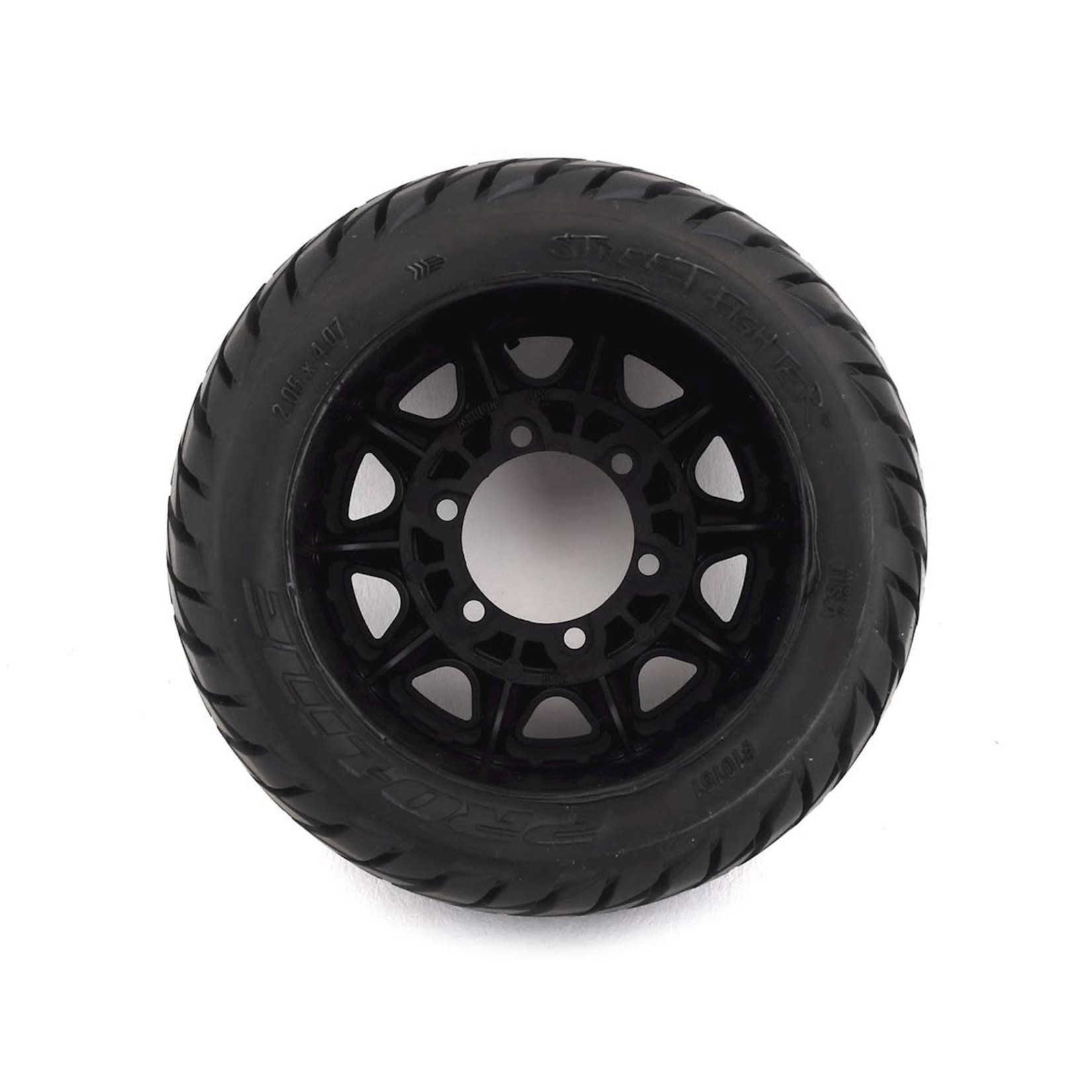 Pro-Line Pro-Line Street Fighter LP 2.8" Tires w/Raid Rear Wheels (2) (Black) (M2) w/12mm Removable Hex #10161-10