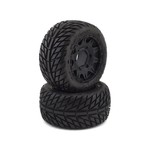 Pro-Line #PRO1016110  Pro-Line Street Fighter LP 2.8" Tires w/Raid Rear Wheels (2) (Black) (M2) w/12mm Removable Hex