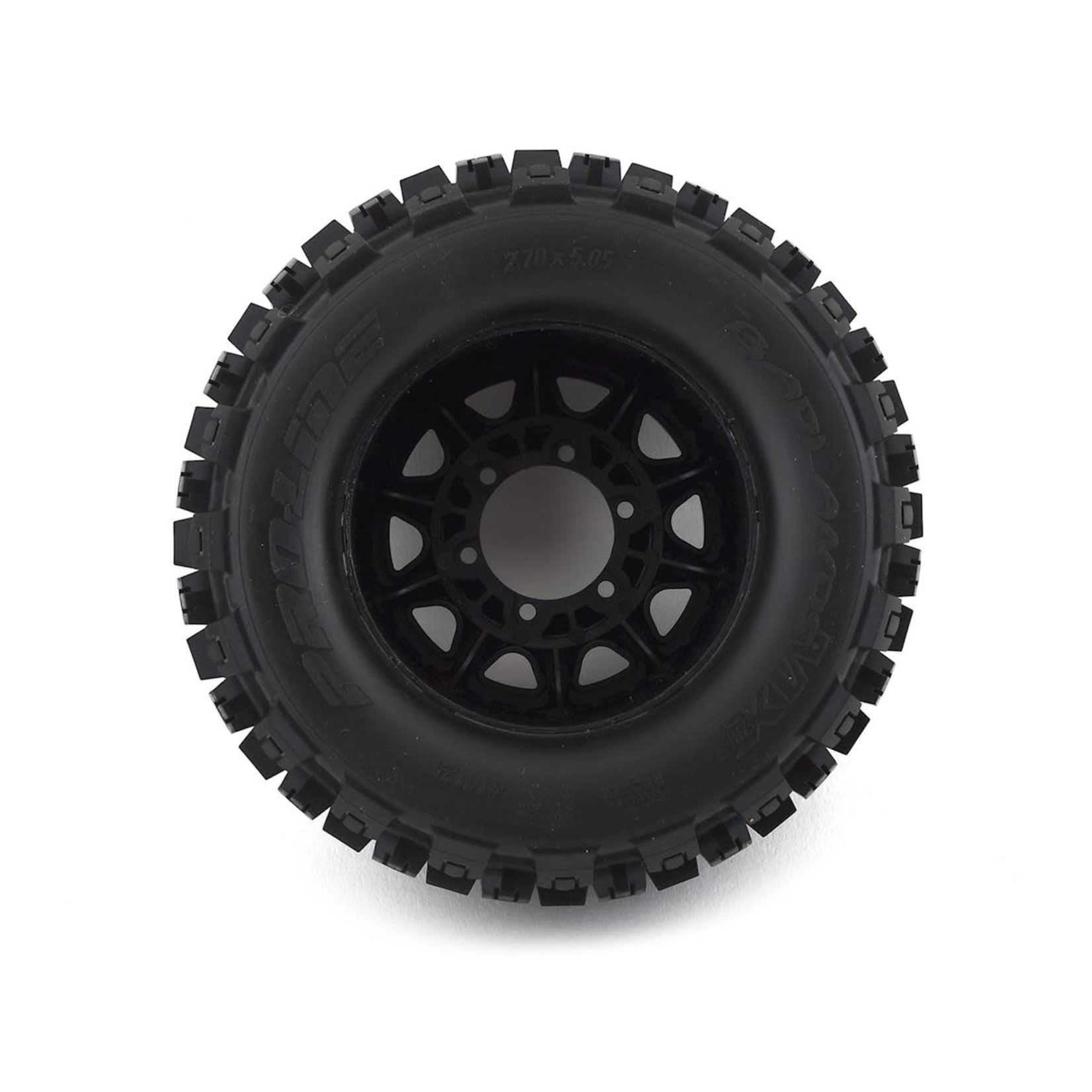 Pro-Line #PRO1012510  ProLine 1/10 Badlands MX28 Fr/Rr 2.8" MT Tires Mounted 12mm Blk Raid (2)