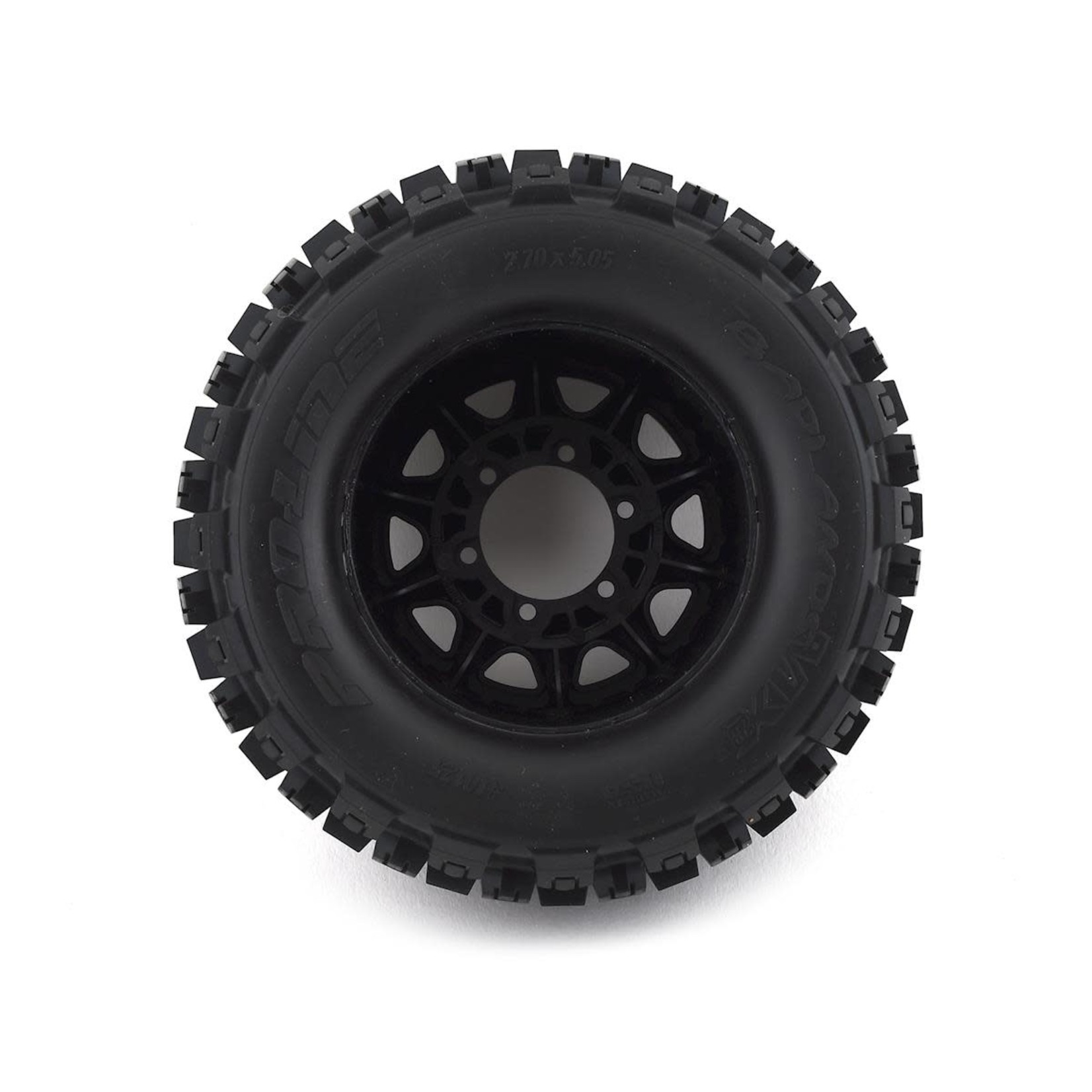Pro-Line ProLine 1/10 Badlands MX28 Fr/Rr 2.8" MT Tires Mounted 12mm Blk Raid (2) #10125-10