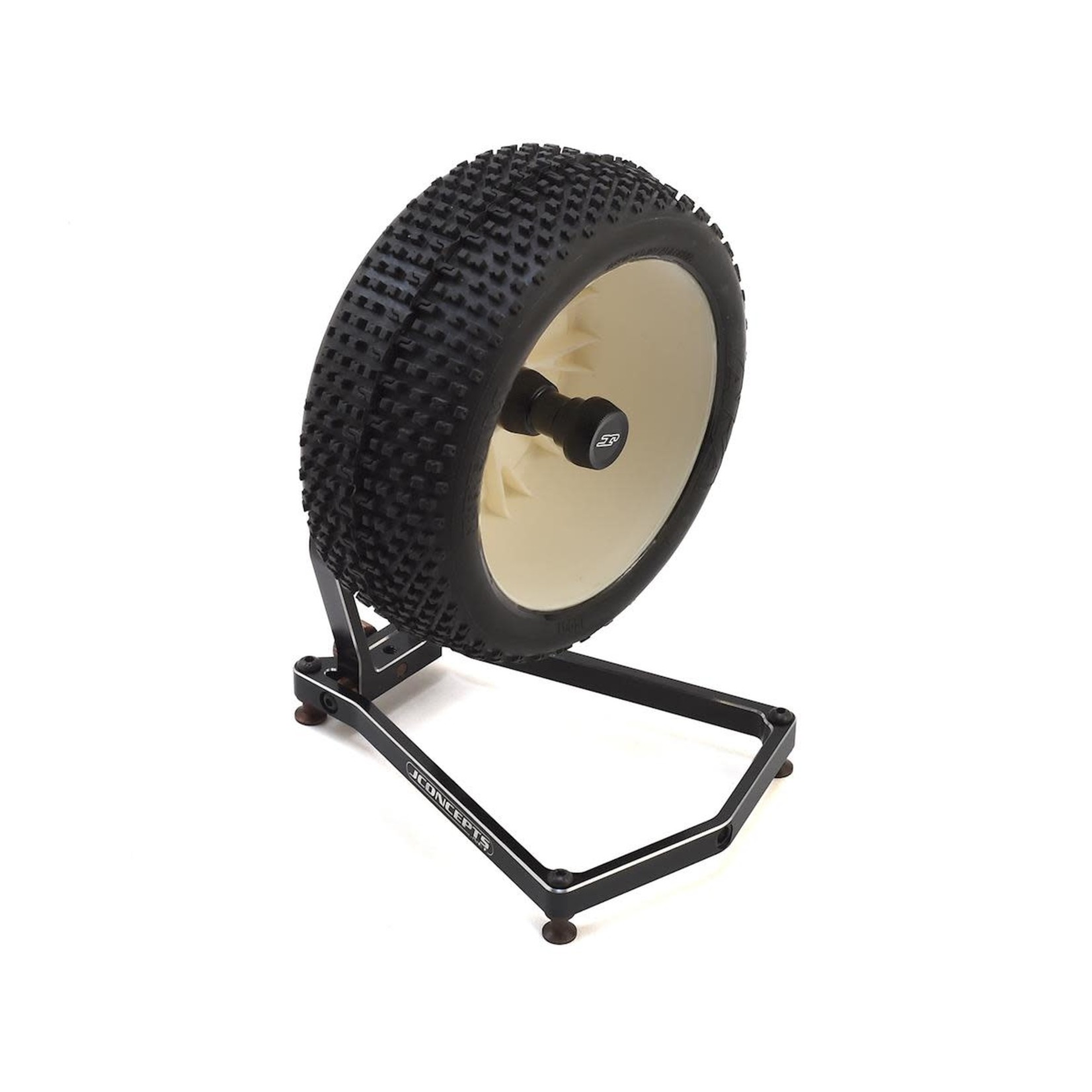 JConcepts #2538-2 JConcepts 1/10 & 1/8 Aluminum Tire Balancer w/Case (Black)