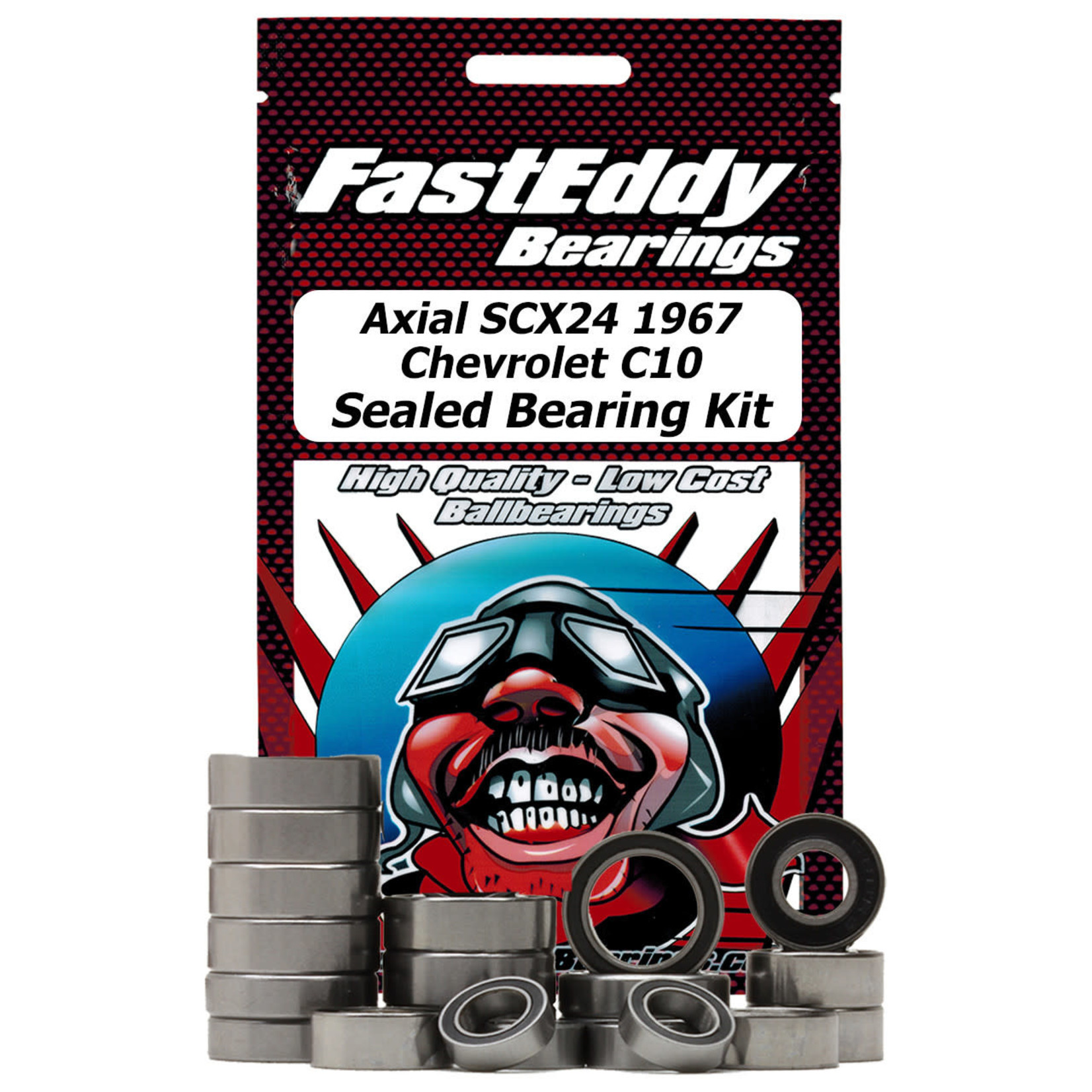 FastEddy FastEddy Bearings Axial SCX24 1967 C10 Sealed Bearing Kit #TFE6522