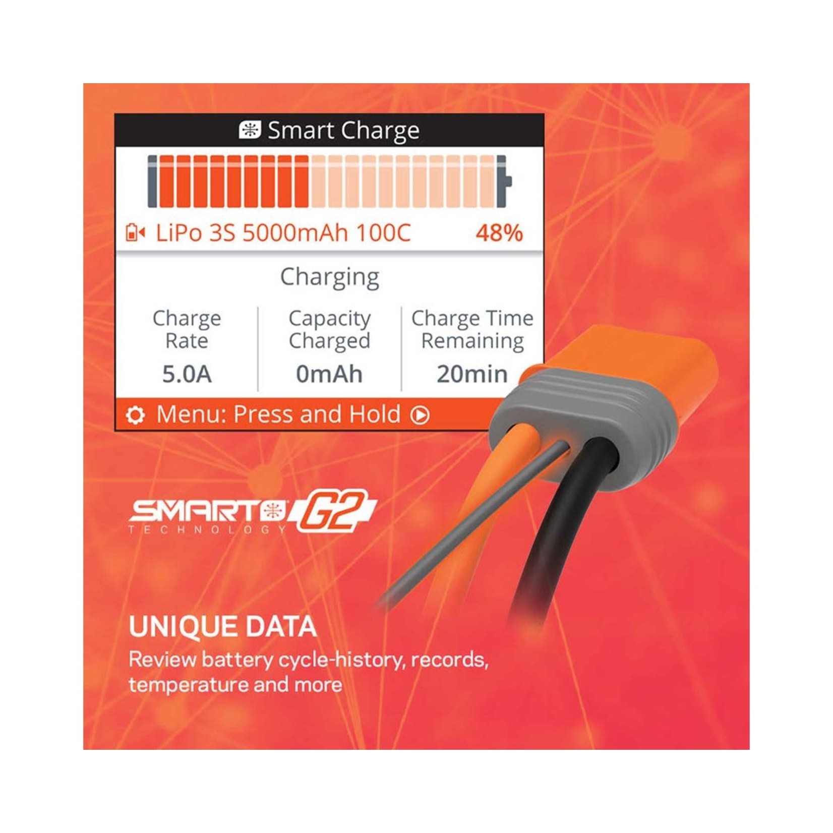 Spektrum Spektrum RC S155 G2 AC Smart Charger (2-4S/5A/55W) #SPMXC2050