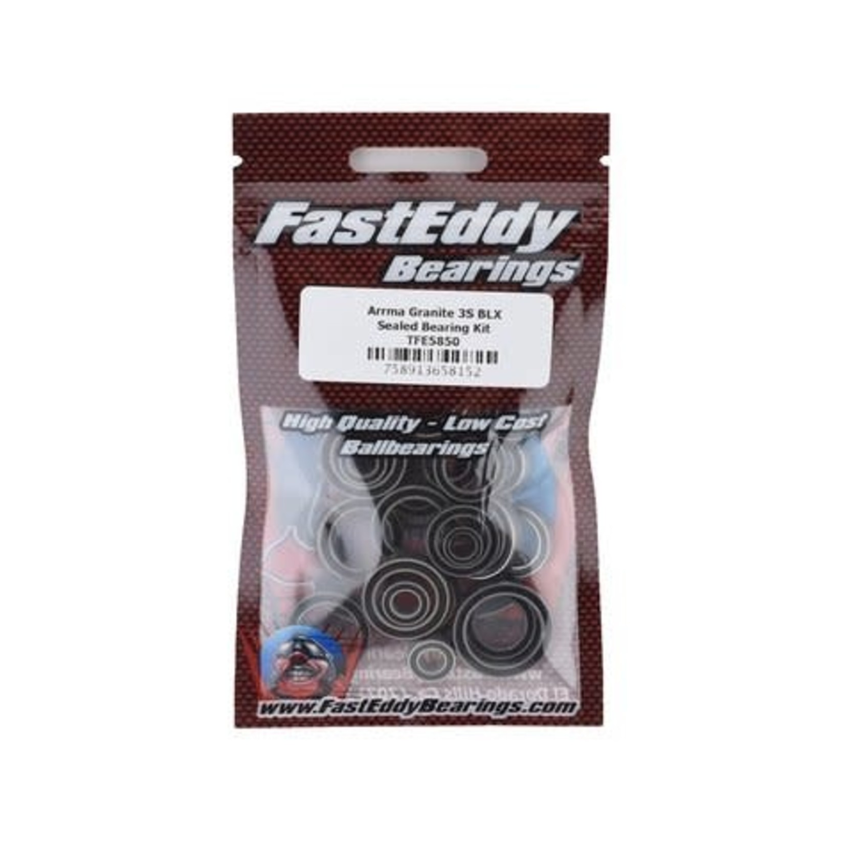 FastEddy #TFE5850 FastEddy Bearings Arrma Granite 3S BLX Sealed Bearing Kit