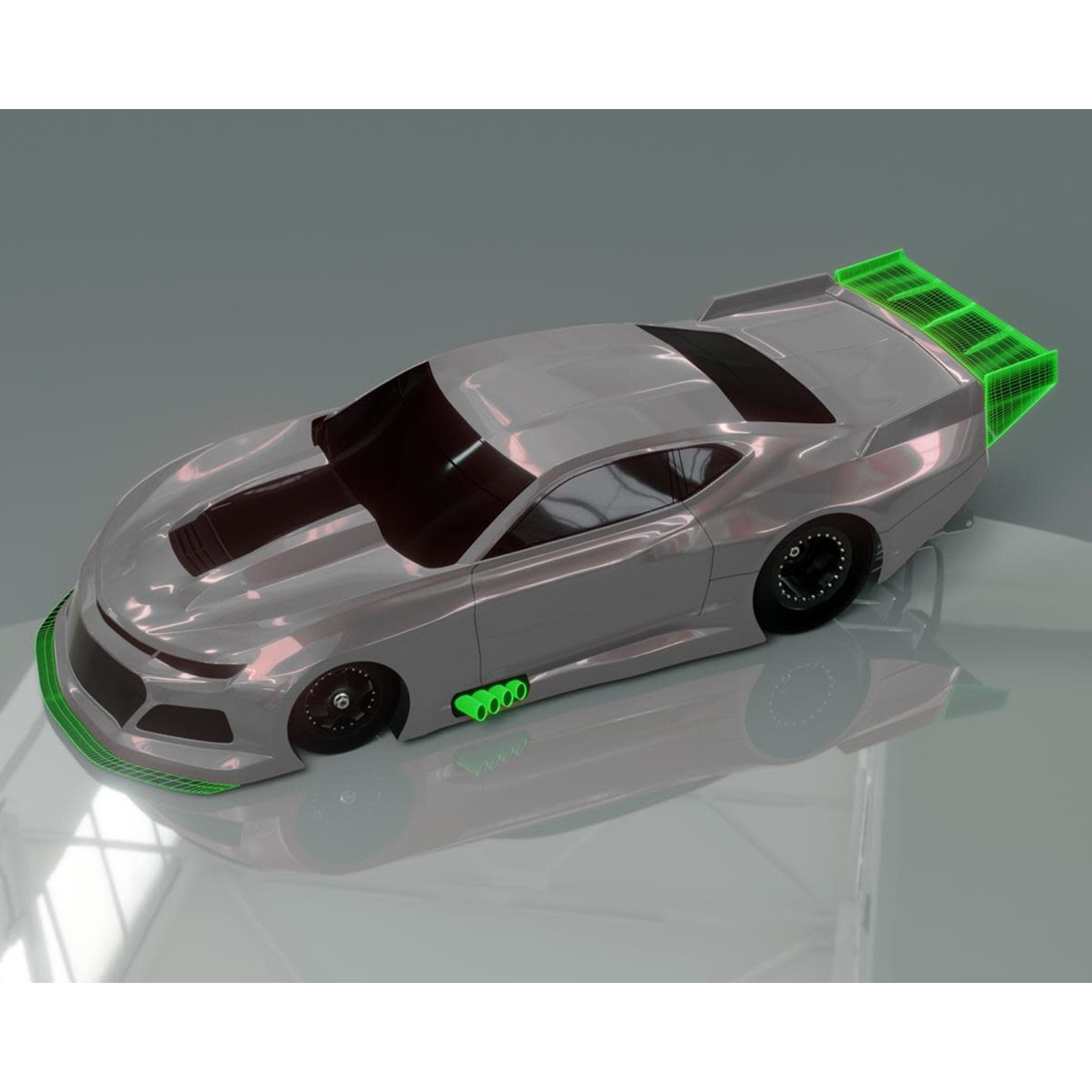 Bittydesign #BDDG-ZL21  Bittydesign ZL21 1/10 Pro No Prep Street Eliminator Drag Racing Body (Clear)