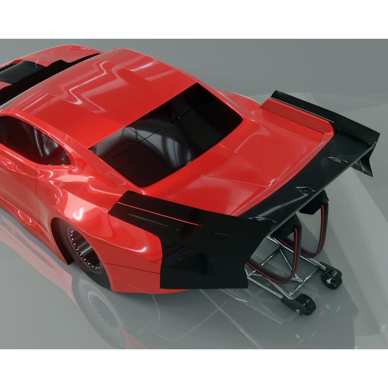 Bittydesign Bittydesign ZL21 Pro Drag Racing Wing Set (Clear) #BDDG-ZL21W