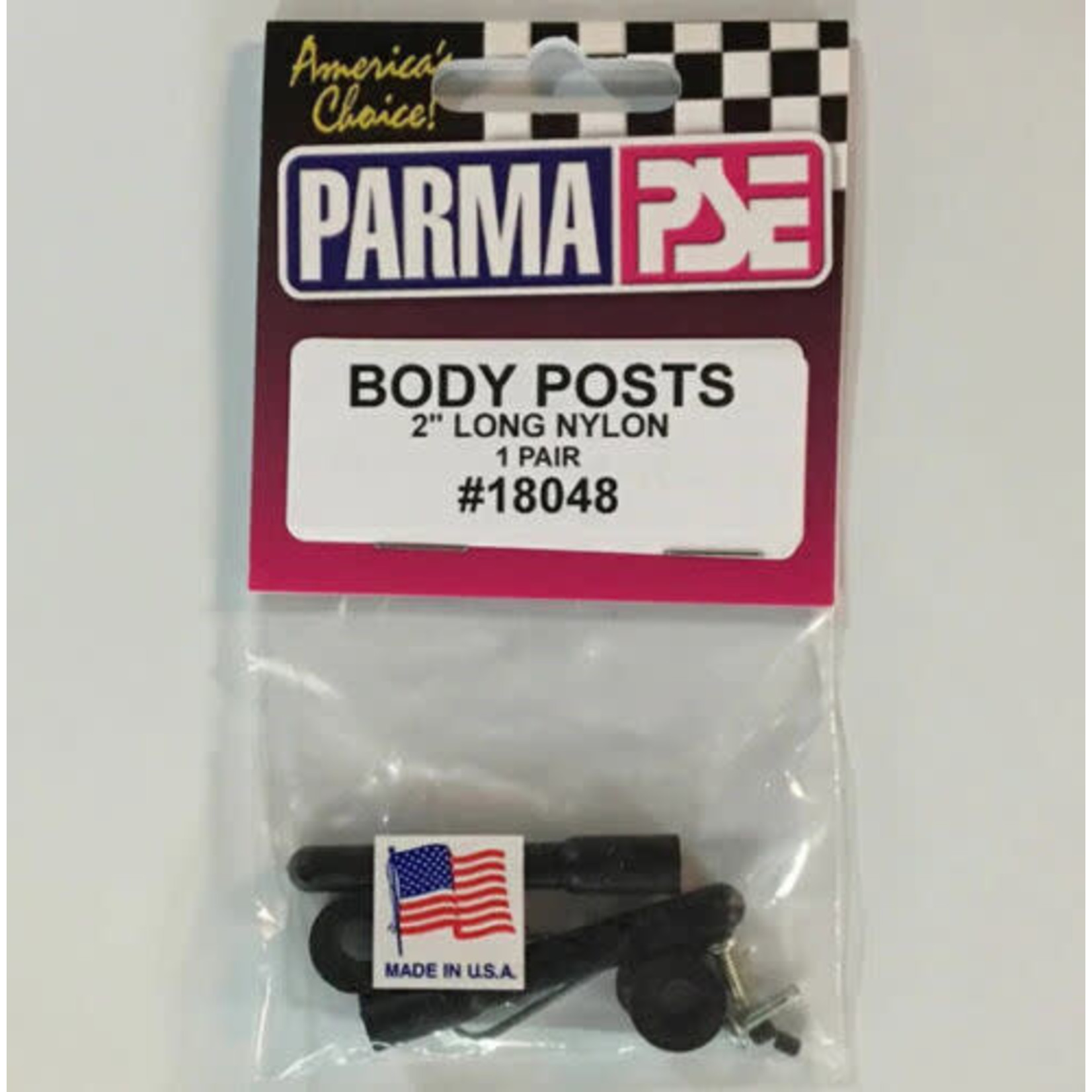Parma Parma 2" Black Nylon Body Posts (2) #18048