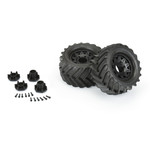 Pro-Line Pro-Line Demolisher 2.8" Pre-Mounted Tires w/Raid 6x30 Wheels (2) (Black) w/Removable Hex Wheels Wheels #10196-10