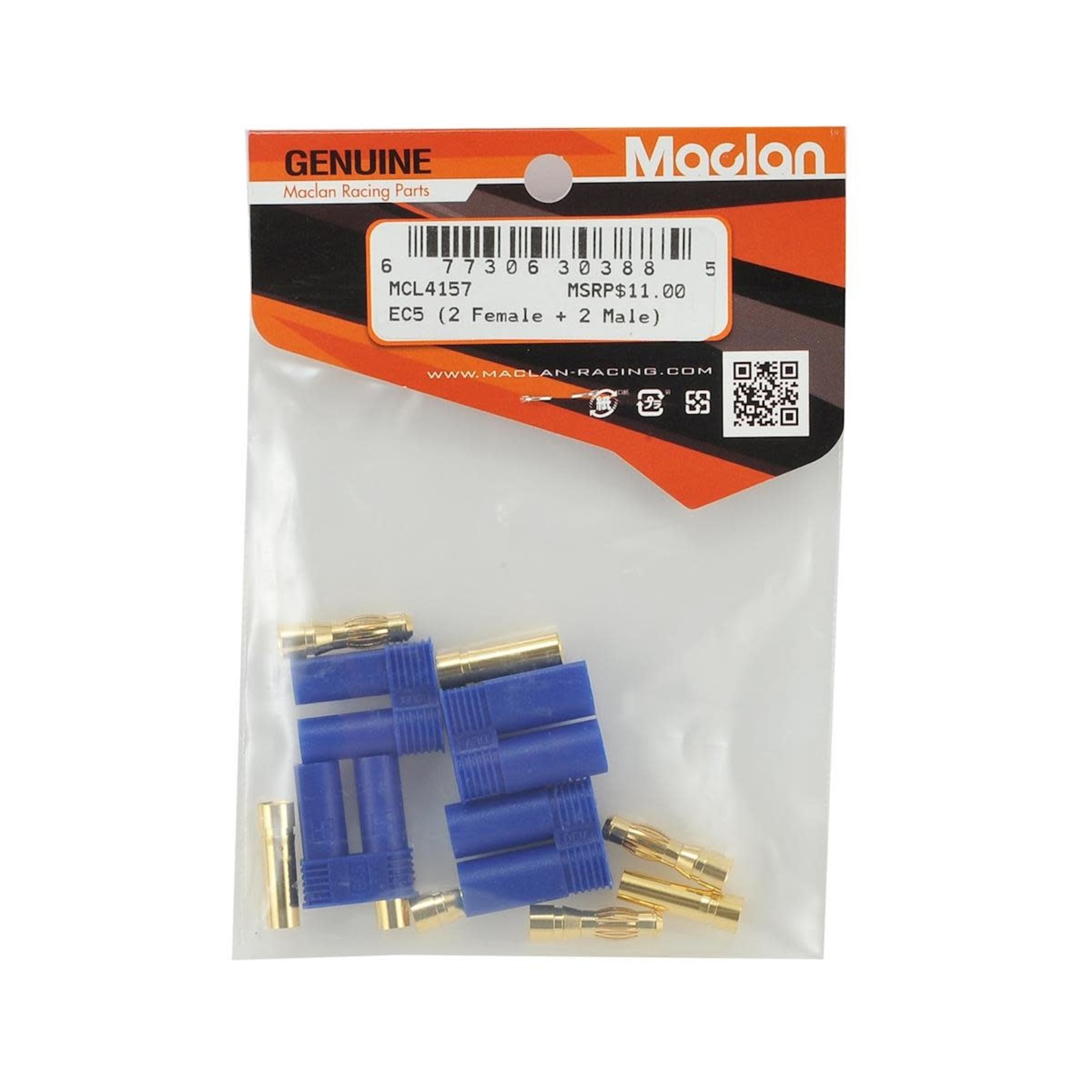 Maclan #MCL4157 Maclan EC5 Connectors (2 Female + 2 Male)