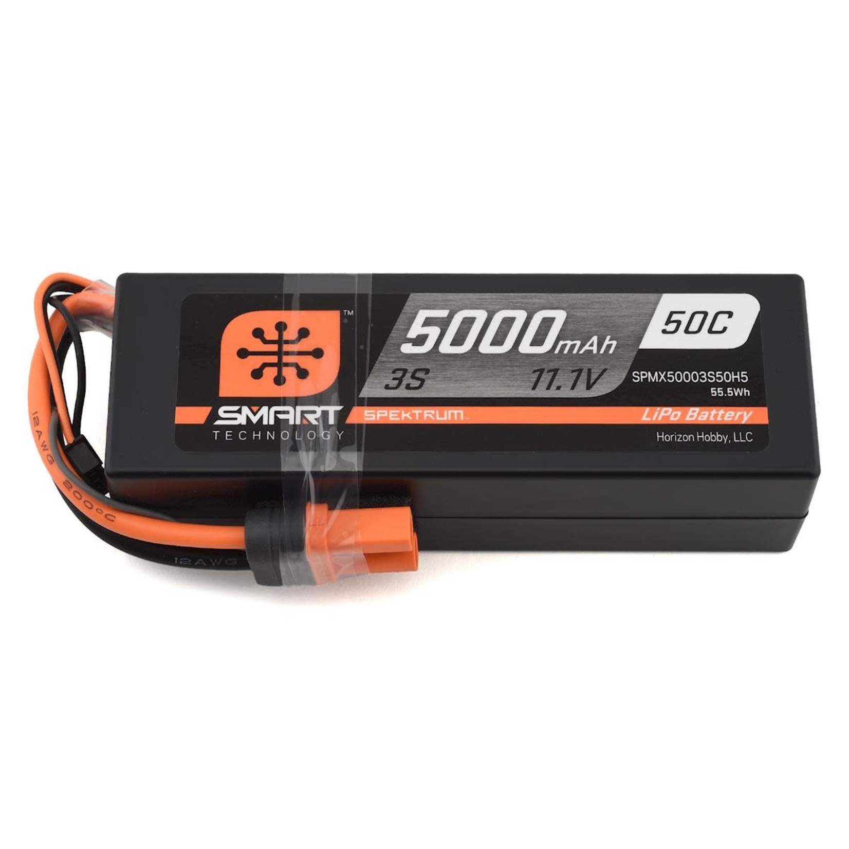 Spektrum Spektrum RC 3S Smart LiPo Hard Case 50C Battery Pack w/IC5 Connector SPMX50003S50H5