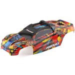 Traxxas #8612 Traxxas E-Revo VXL 2.0 Pre-Painted Monster Truck Body (Solar Flare)