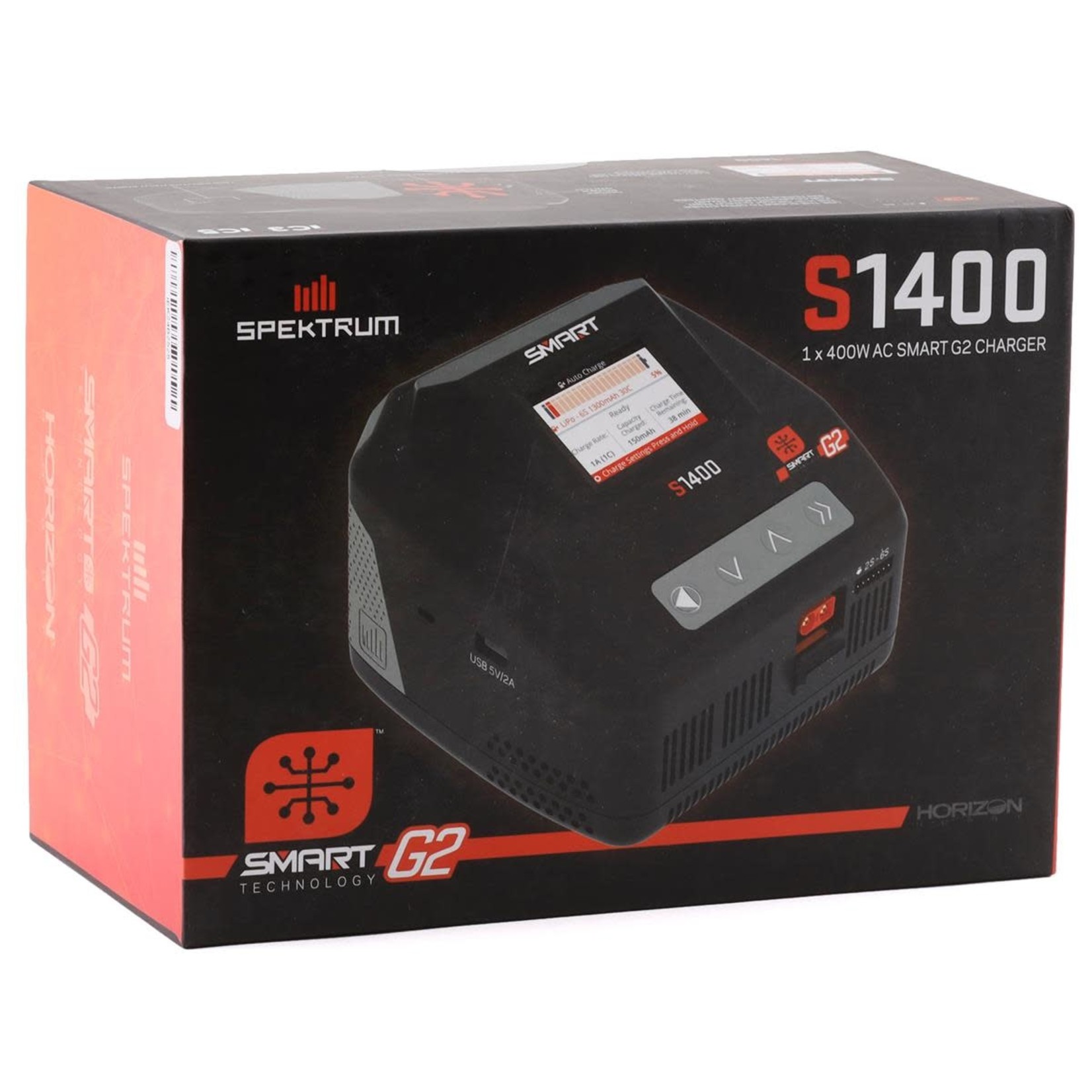 Spektrum Spektrum RC S1400 G2 AC 1x400W Smart Charger #SPMXC2040