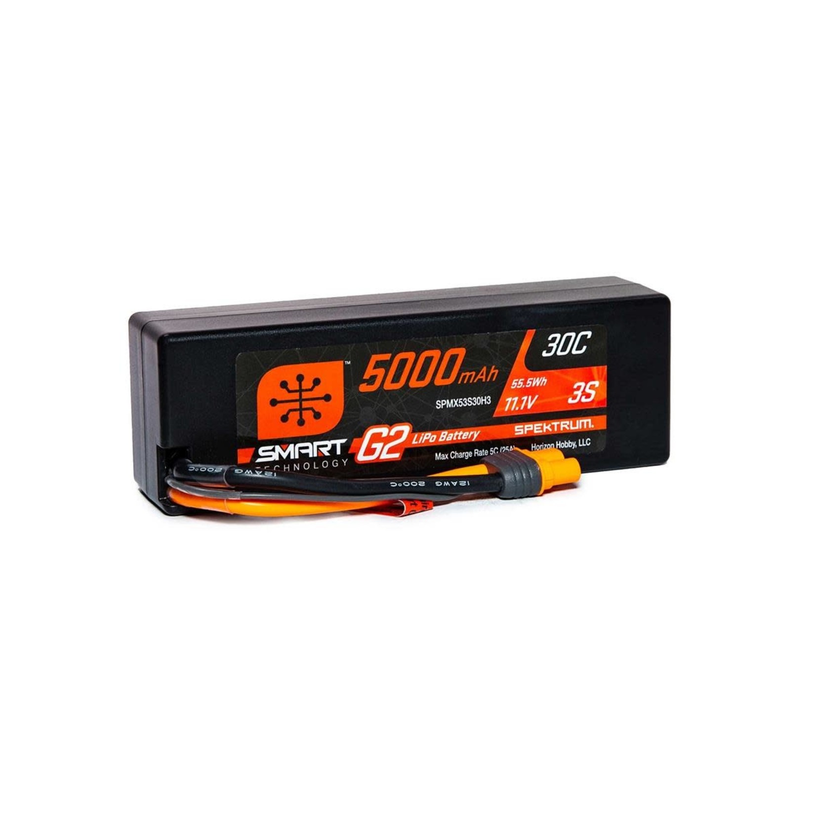 Spektrum Spektrum RC 3S Smart G2 LiPo 30C Battery Pack w/IC3 Connector (11.1V/5000mAh) #SPMX53S30H3