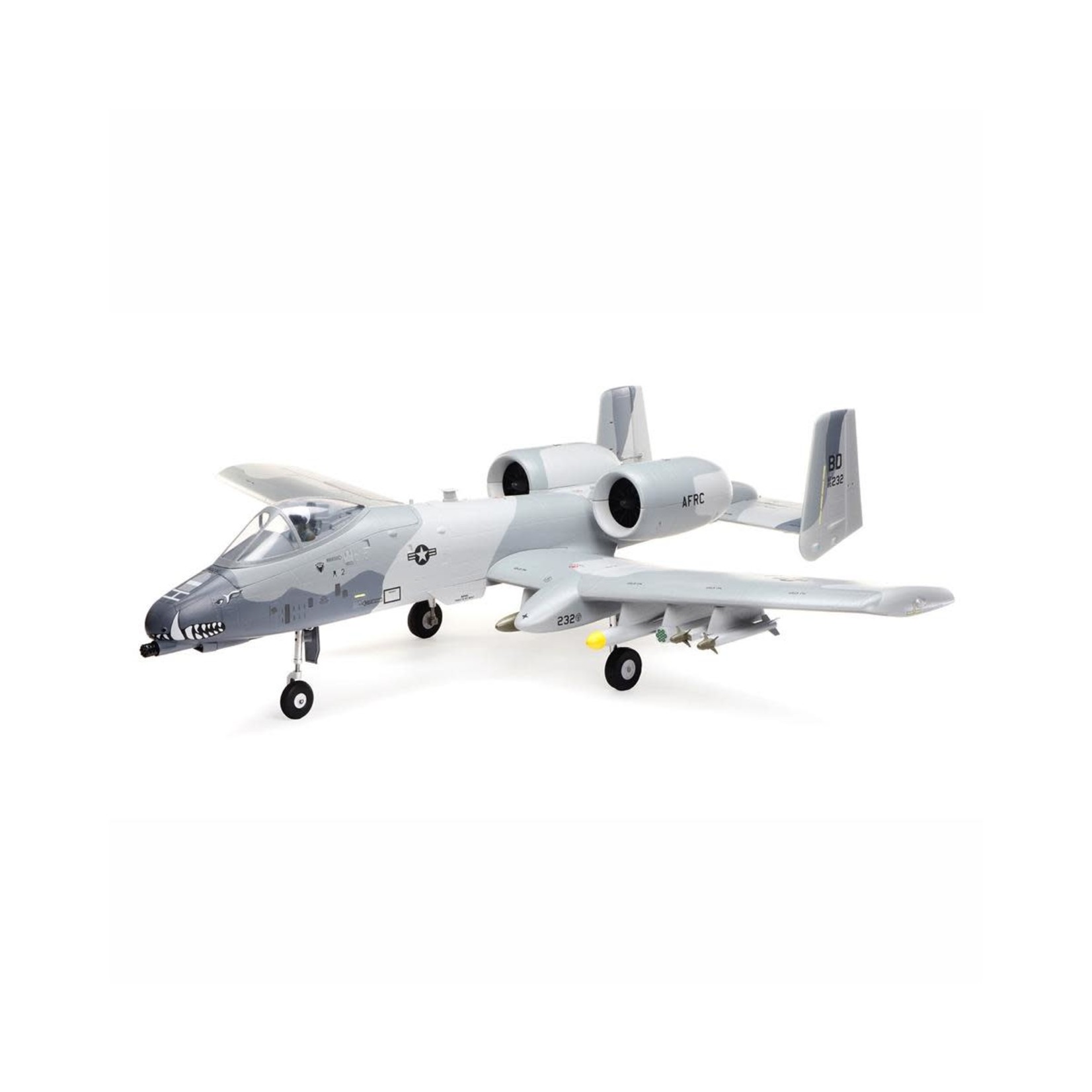 E-flite E-flite A-10 Thunderbolt II Twin 64mm EDF BNF Basic Electric Jet Airplane (1149mm) w/AS3X & SAFE Select #EFL011500