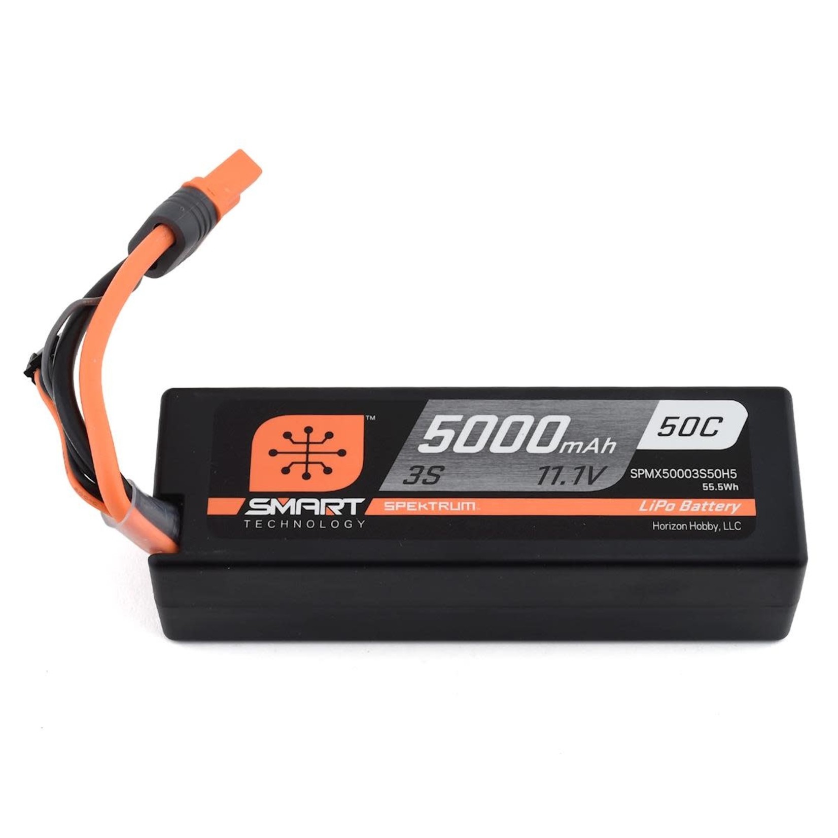 Spektrum Spektrum RC 3S Smart Hardcase 50C LiPo Battery (11.1V/5000mAh) w/IC3 Connector #SPMX50003S50H3