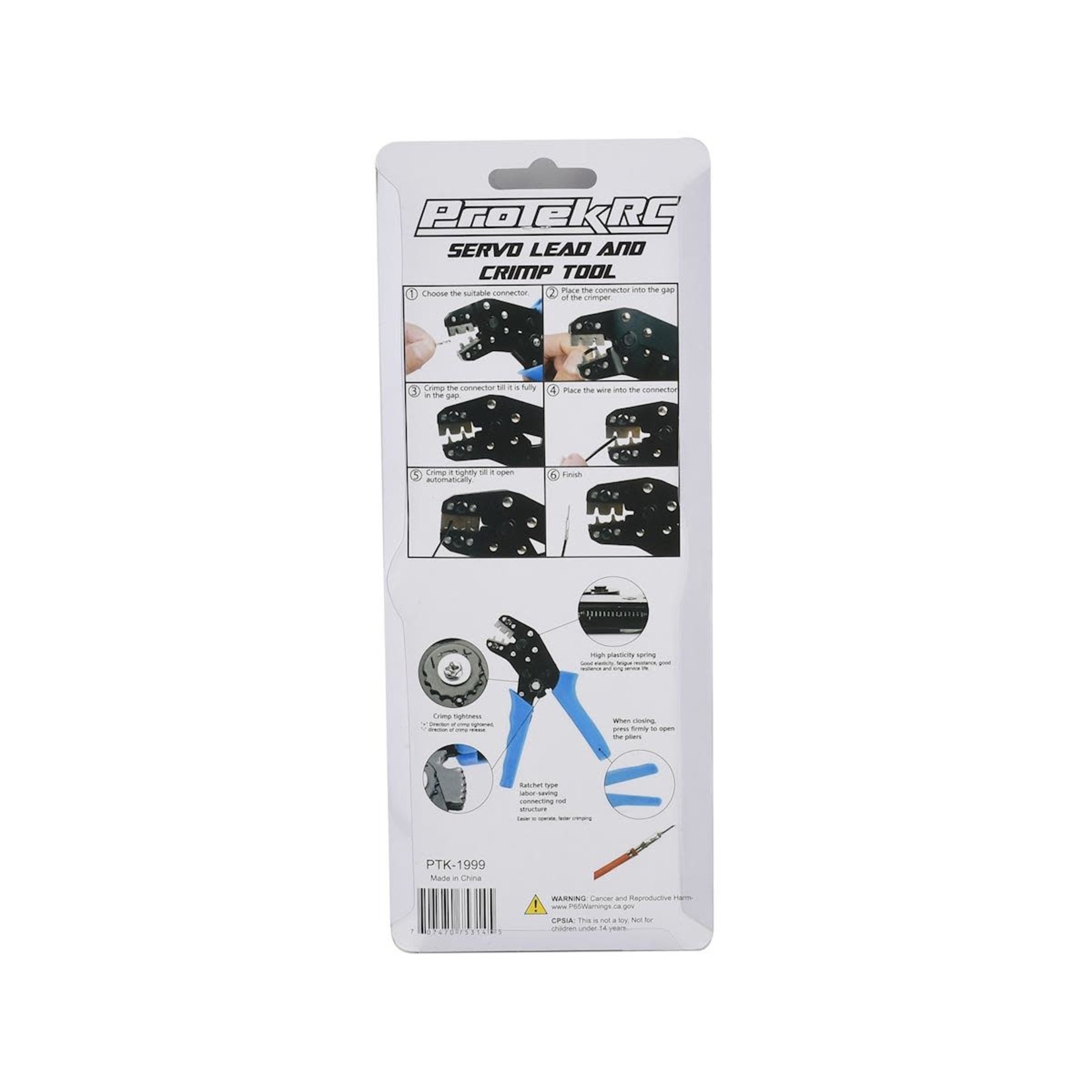ProTek RC #PTK-1999 ProTek RC Servo Lead & Terminal Crimping Tool