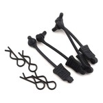 ARRMA #AR390165 / ARAC3445  Arrma 1/10 Body Clip Retainer (Black) (4)
