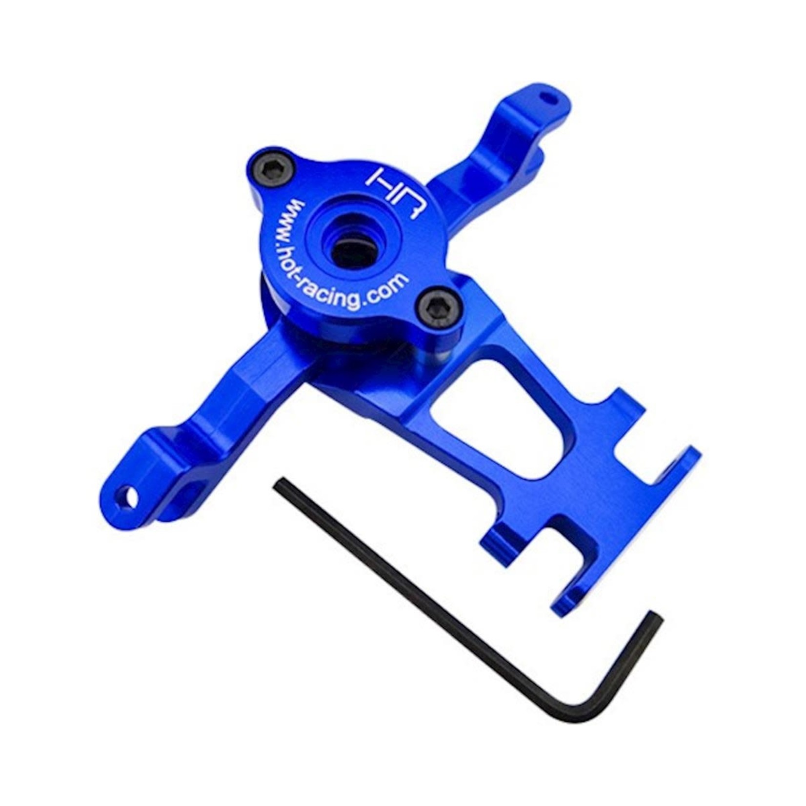 Hot Racing #RVO4806 Hot Racing Traxxas E-Revo Aluminum Steering Assembly (Blue)