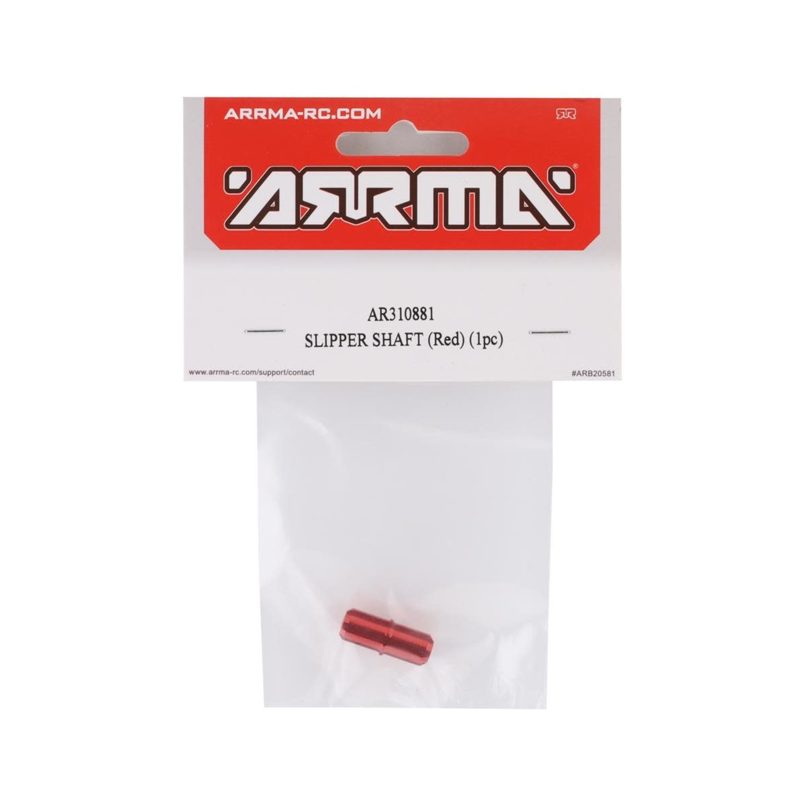ARRMA #AR310881 /ARAC9102 Arrma 4x4 Slipper Shaft BLX 3S (Red)