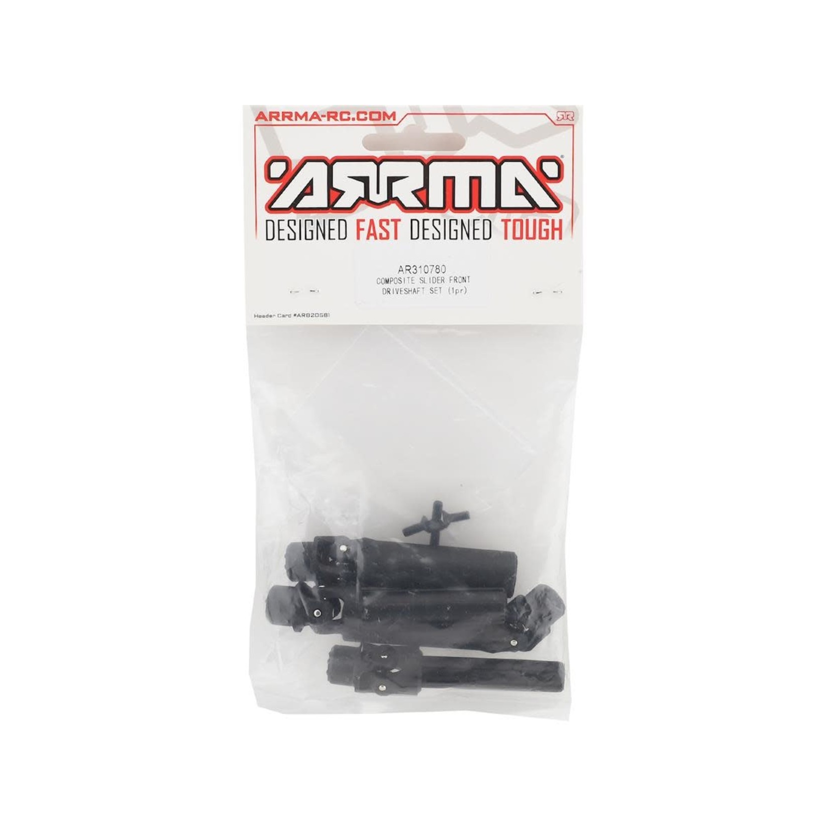ARRMA Arrma 4x4 Composite Front Slider Driveshaft Set #AR310780