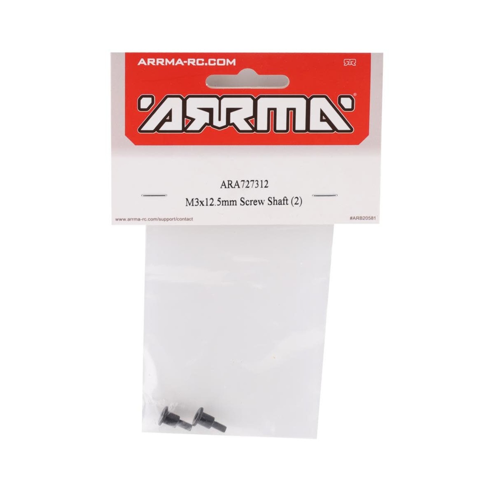 ARRMA #ARA727312 Arrma 3x12.5mm Screw Shaft (2)