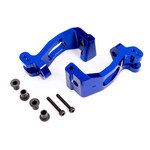 Traxxas Traxxas Sledge 6061-T6 Aluminum (Blue-Anodized) Caster Blocks L/R w/Kingpin Bushings #9532X