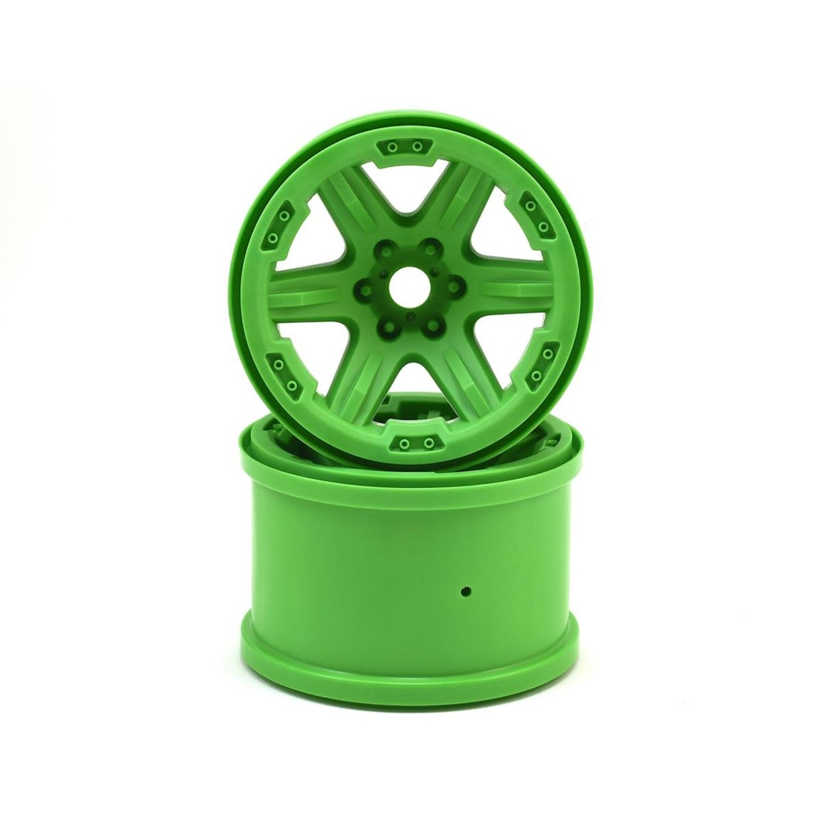 Traxxas #8671G Traxxas 17mm Splined Hex 3.8" Monster Truck Wheels (Green) (2)