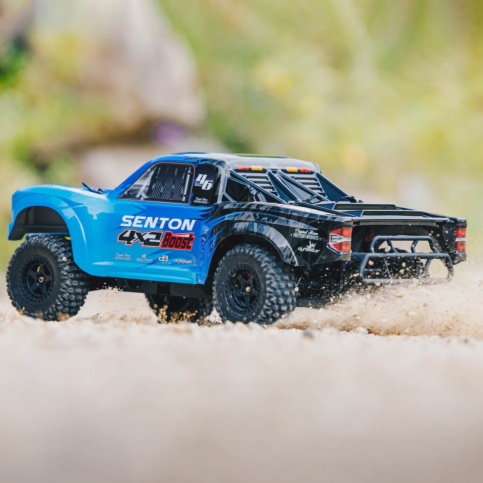 ARRMA #ARA4103V4T2  Arrma Senton 4X2 BOOST 1/10 Electric RTR Short Course Truck (Blue) w/SLT2 2.4GHz Radio