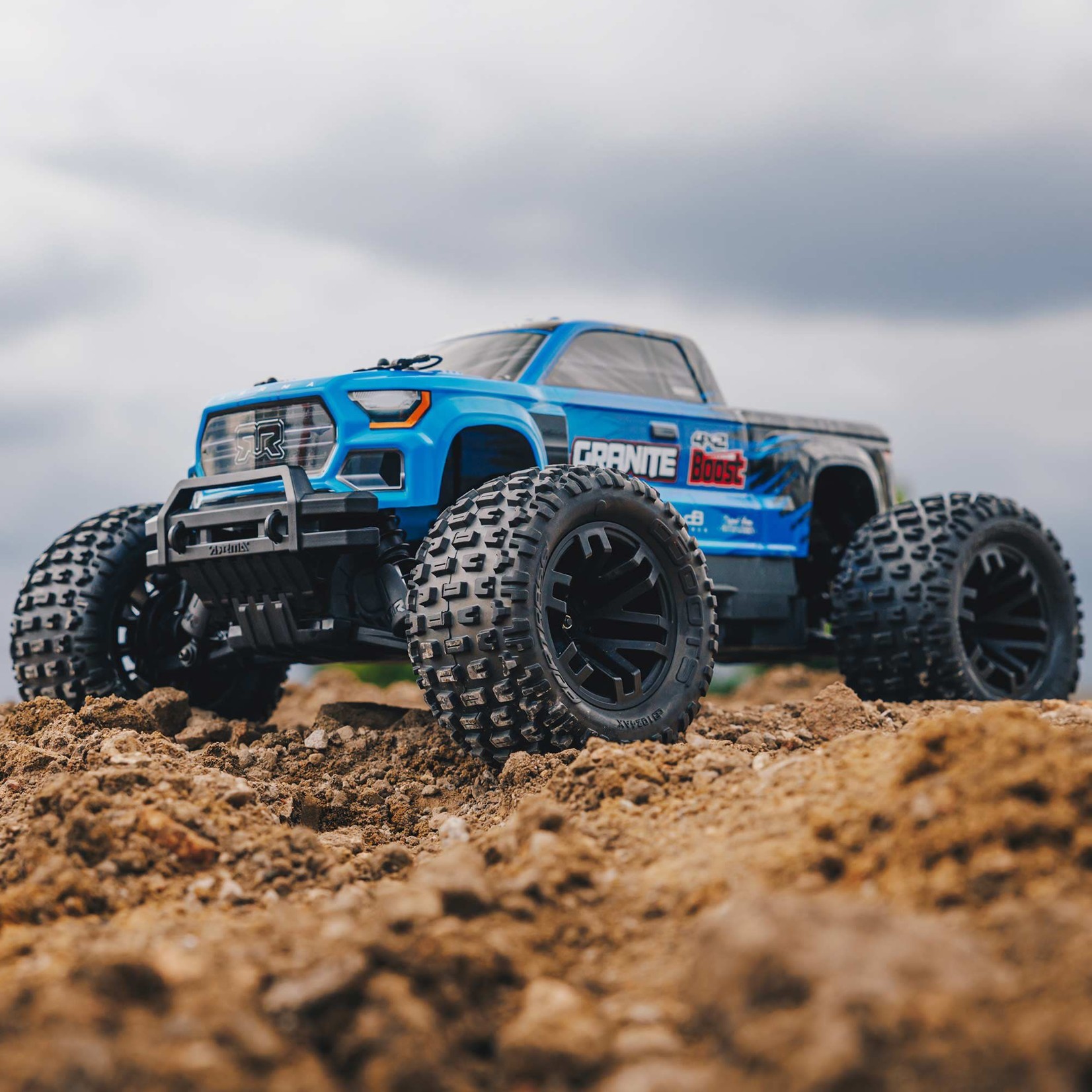 ARRMA #ARA4102V4T2 Arrma Granite 4X2 BOOST 1/10 Electric RTR Monster Truck (Blue) w/SLT2 2.4GHz Radio