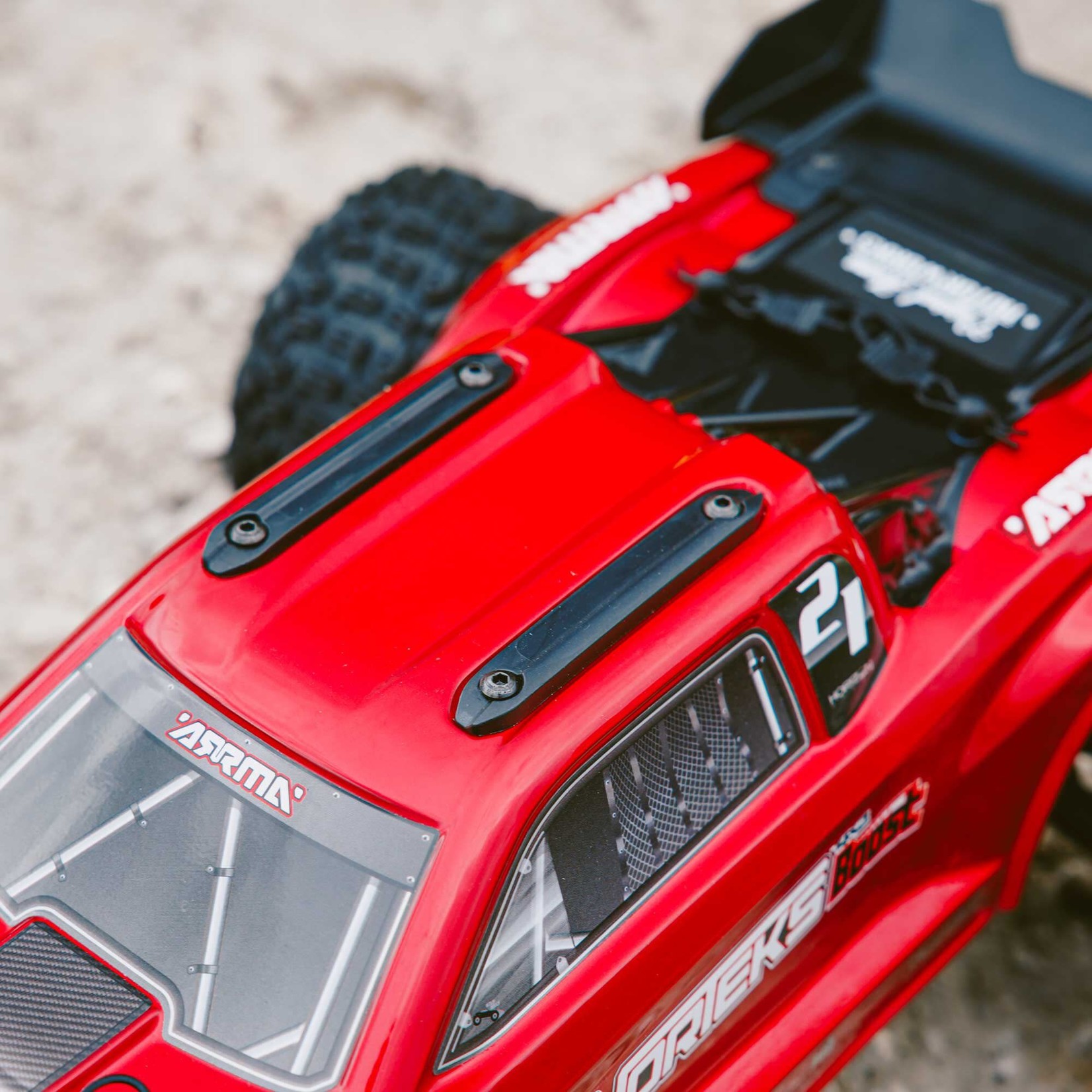 ARRMA #ARA4105SV4T1 Arrma Vorteks 4X2 BOOST 1/10 Electric RTR Stadium Truck (Red) w/SLT2 2.4GHz Radio, Battery & Charger #ARA4105SV4T1