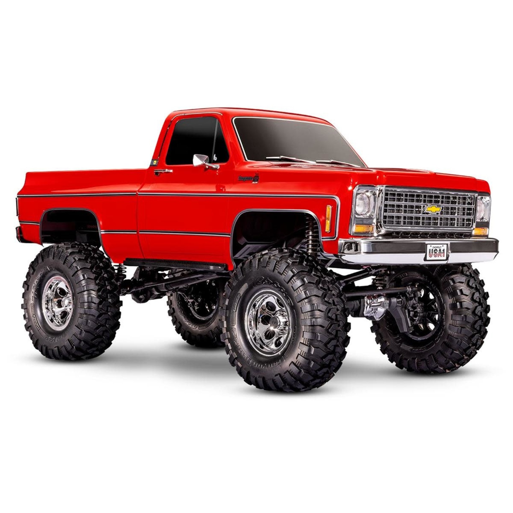 Traxxas Traxxas TRX-4 1/10 High Trail Edition RC Crawler w/'79 Chevy K10 Truck Body (Red) &/TQi 2.4GHz Radio #92056-4-RED