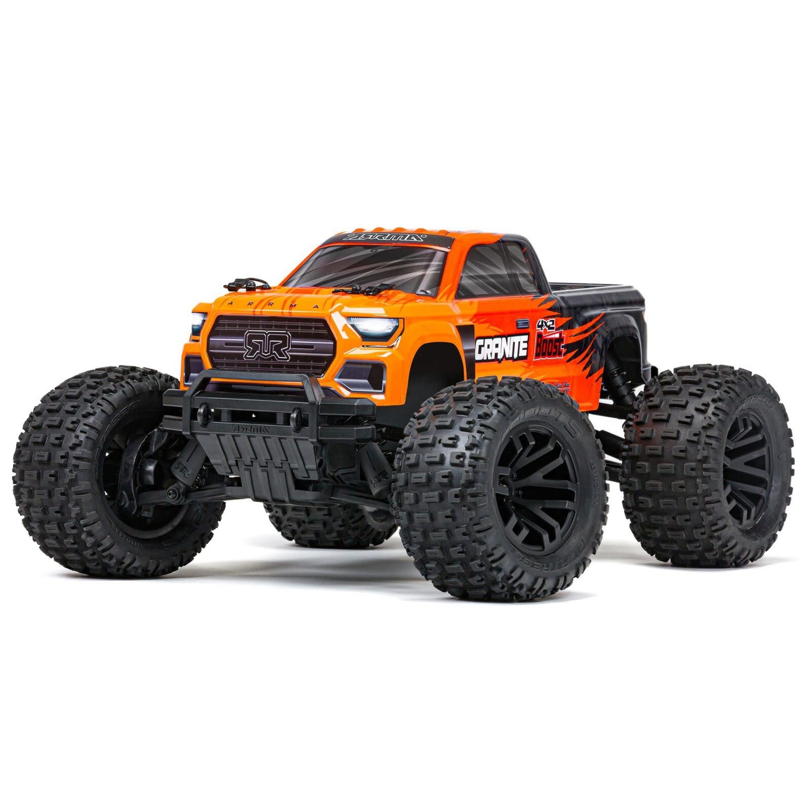 ARRMA #ARA4102V4T1 Arrma Granite 4X2 BOOST 1/10 Electric RTR Monster Truck (Orange) w/SLT2 2.4GHz Radio