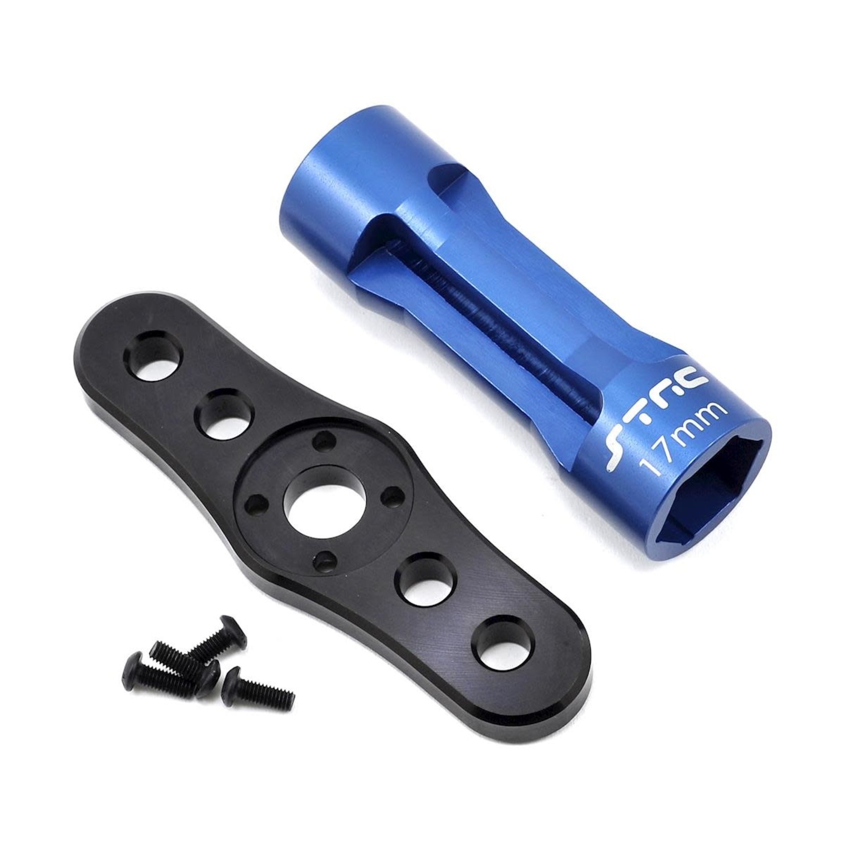 ST Racing Concepts ST Racing Concepts 17mm Light Weight T-Handle Wheel Wrench (Black/Blue) #STRA17BKB