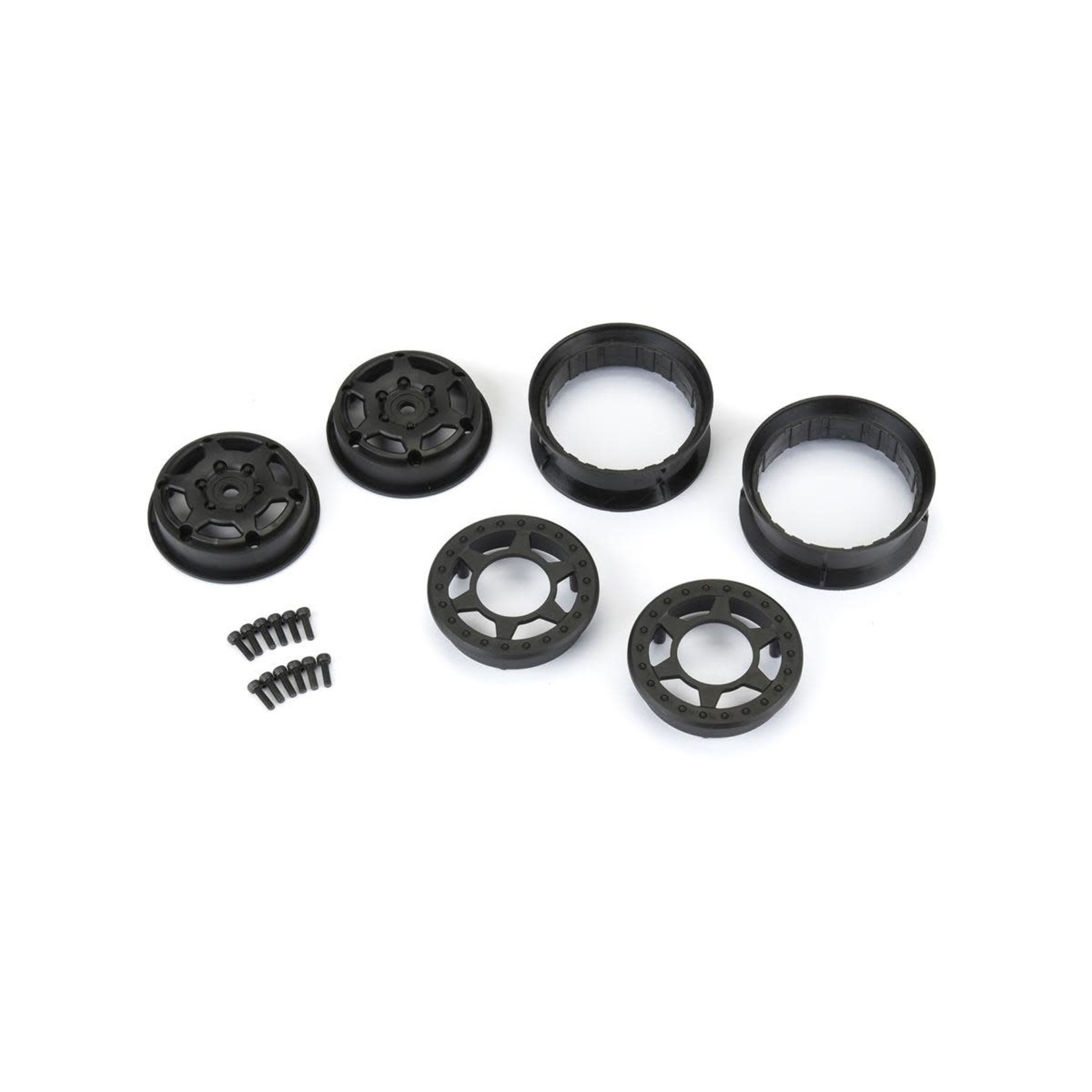 Pro-Line #2809-03 Pro-Line Holcomb 1.9" Bead-Loc Wheels (Black) (2)