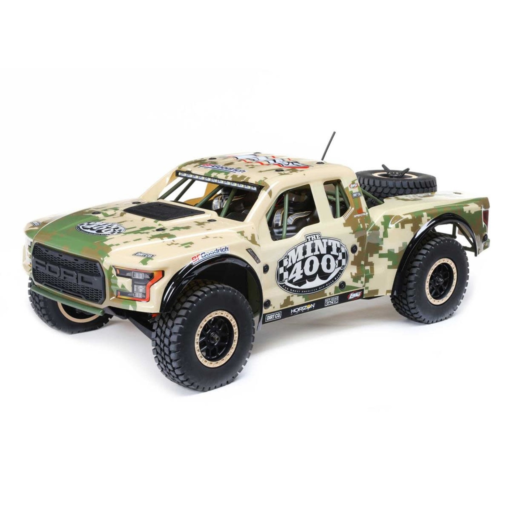 Losi Losi Baja Rey Ford Raptor 1/10 RTR 4WD Brushless Desert Truck (Mint 400) w/2.4GHz Radio, AVC, SMART, Battery & Charger  Part #LOS03048T1
