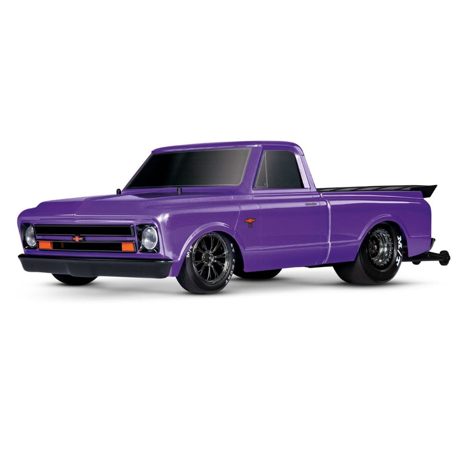 Traxxas Traxxas Drag Slash 1/10 2WD RTR No Prep Truck w/1967 Chevrolet C10 Body (Purple) TQi 2.4GHz Radio & TSM #94076-4-PRPL