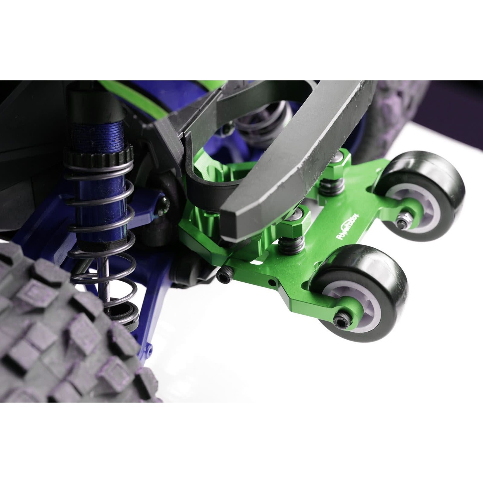 Power Hobby #PHMAXX01-GREEN  Power Hobby Traxxas Maxx Aluminum Wheelie Bar (Green)