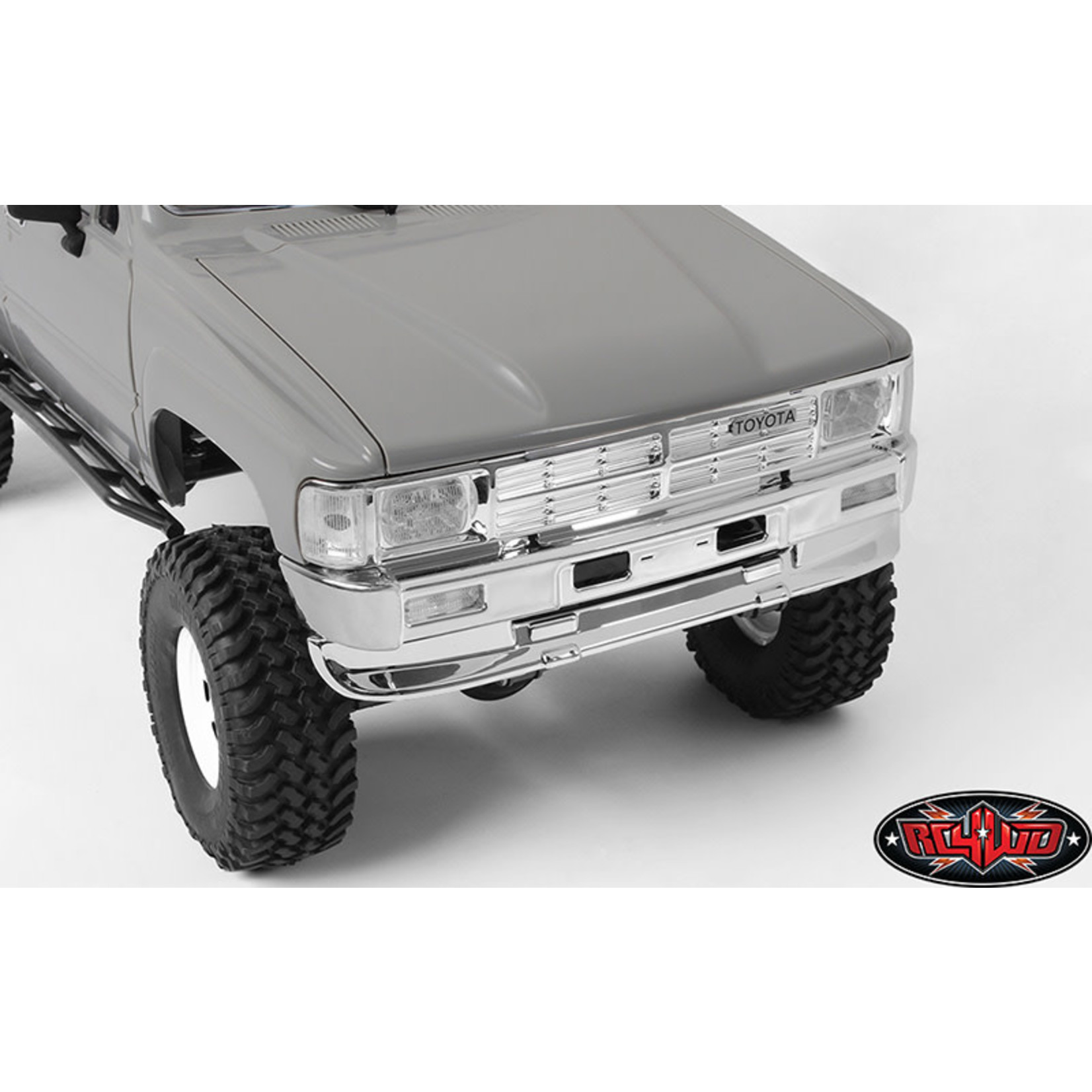 RC4WD RC4WD 1985 Toyota 4Runner and 1987 Toyota XtraCab Chrome Front Bumper #Z-B0186