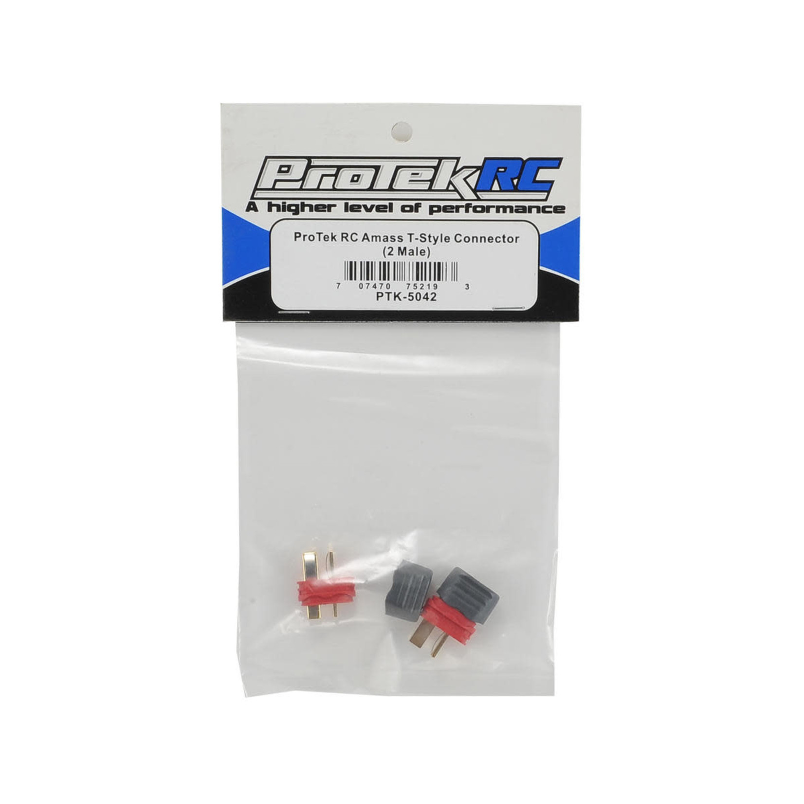 ProTek RC #PTK-5042 ProTek RC Sheathed T-Style Plug (2 Male)