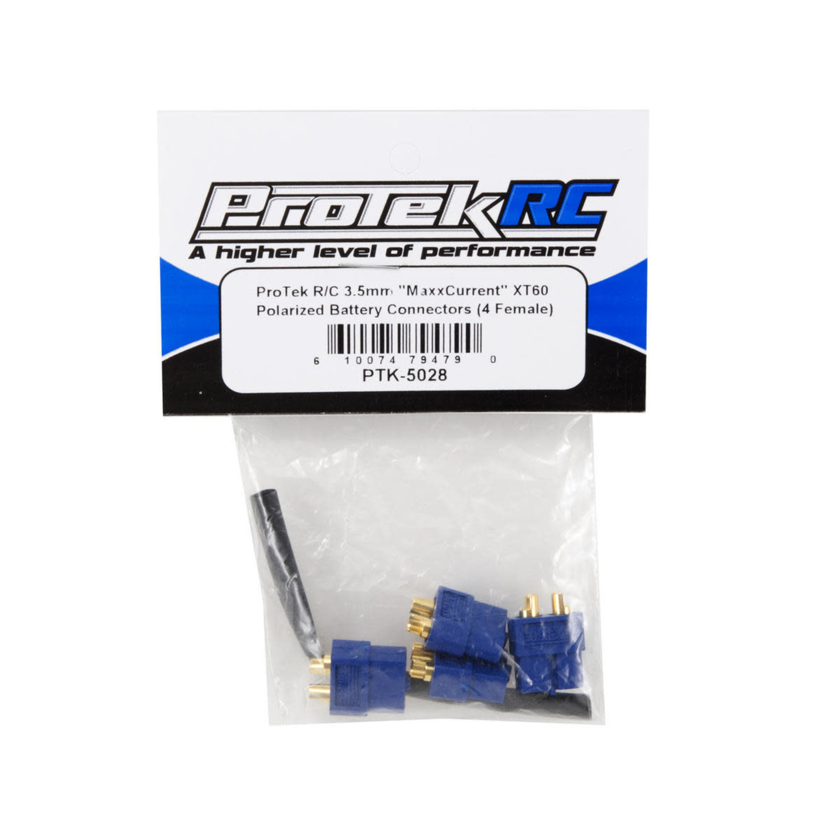 ProTek RC #PTK-5028 ProTek RC 3.5mm "TruCurrent" XT60 Polarized Battery Connectors (4 Female)