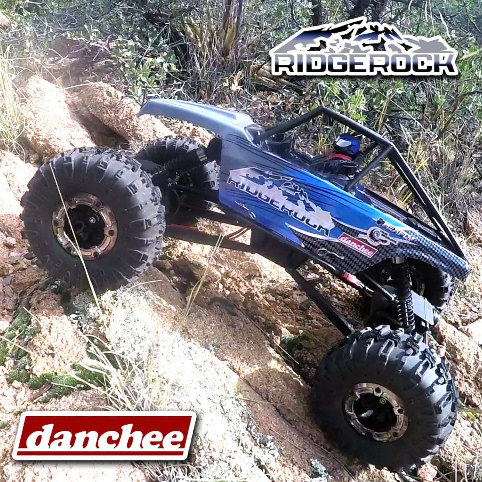 Danchee #RER11128 Red Cat Racing Danchee 1/10 RidgeRock 4WS, 4WD Rock Crawler RTR