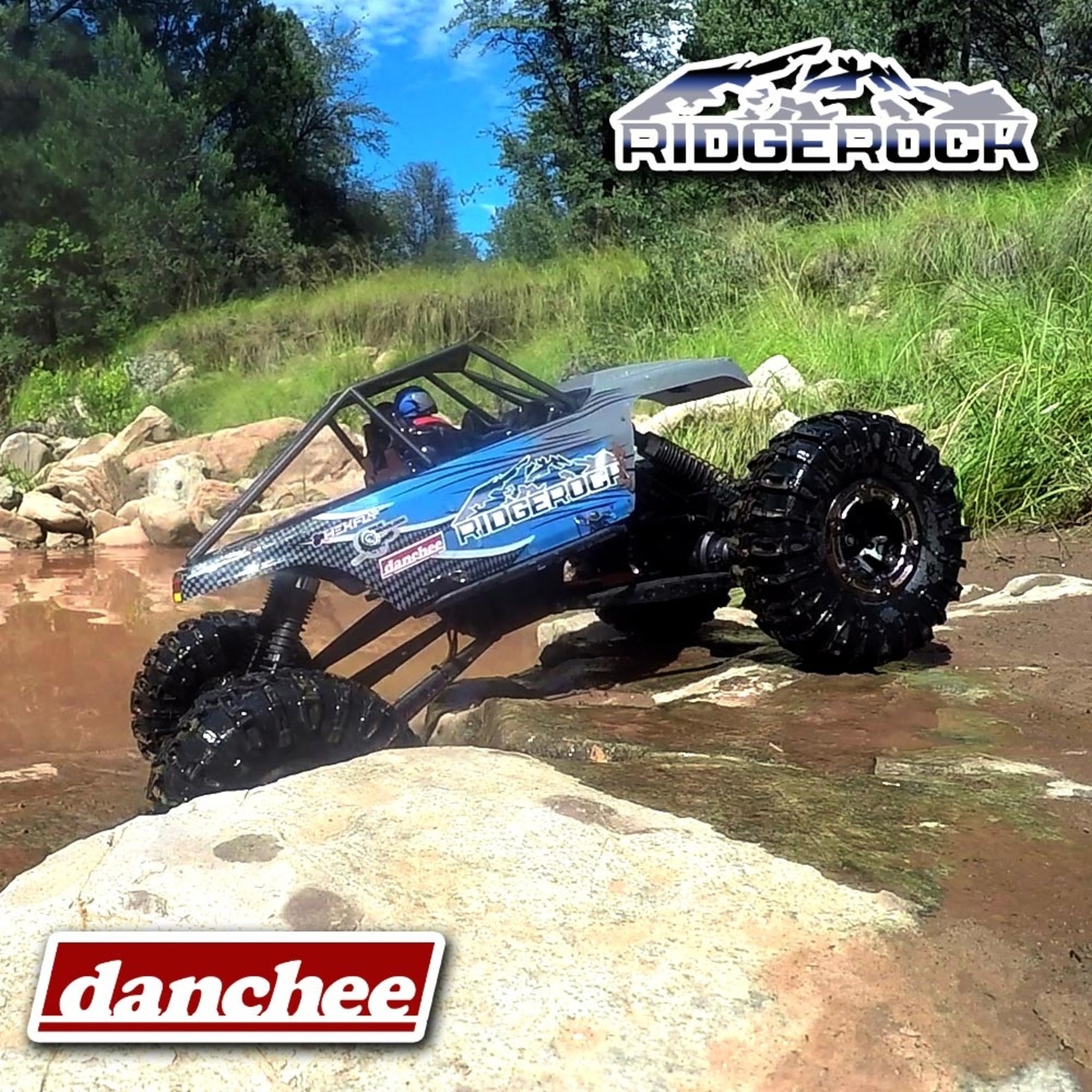 Danchee #RER11128 Red Cat Racing Danchee 1/10 RidgeRock 4WS, 4WD Rock Crawler RTR