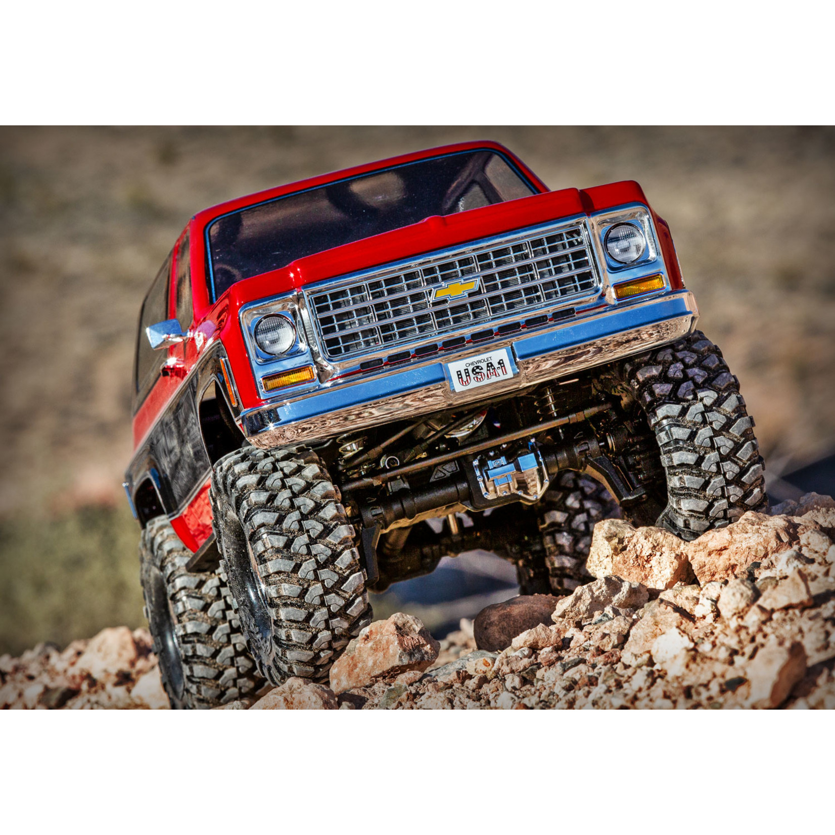 Traxxas Traxxas TRX-4 1/10 Trail Crawler Truck w/'79 Chevrolet K5 Blazer Body (Red) w/TQi 2.4GHz Radio #82076-4-RED