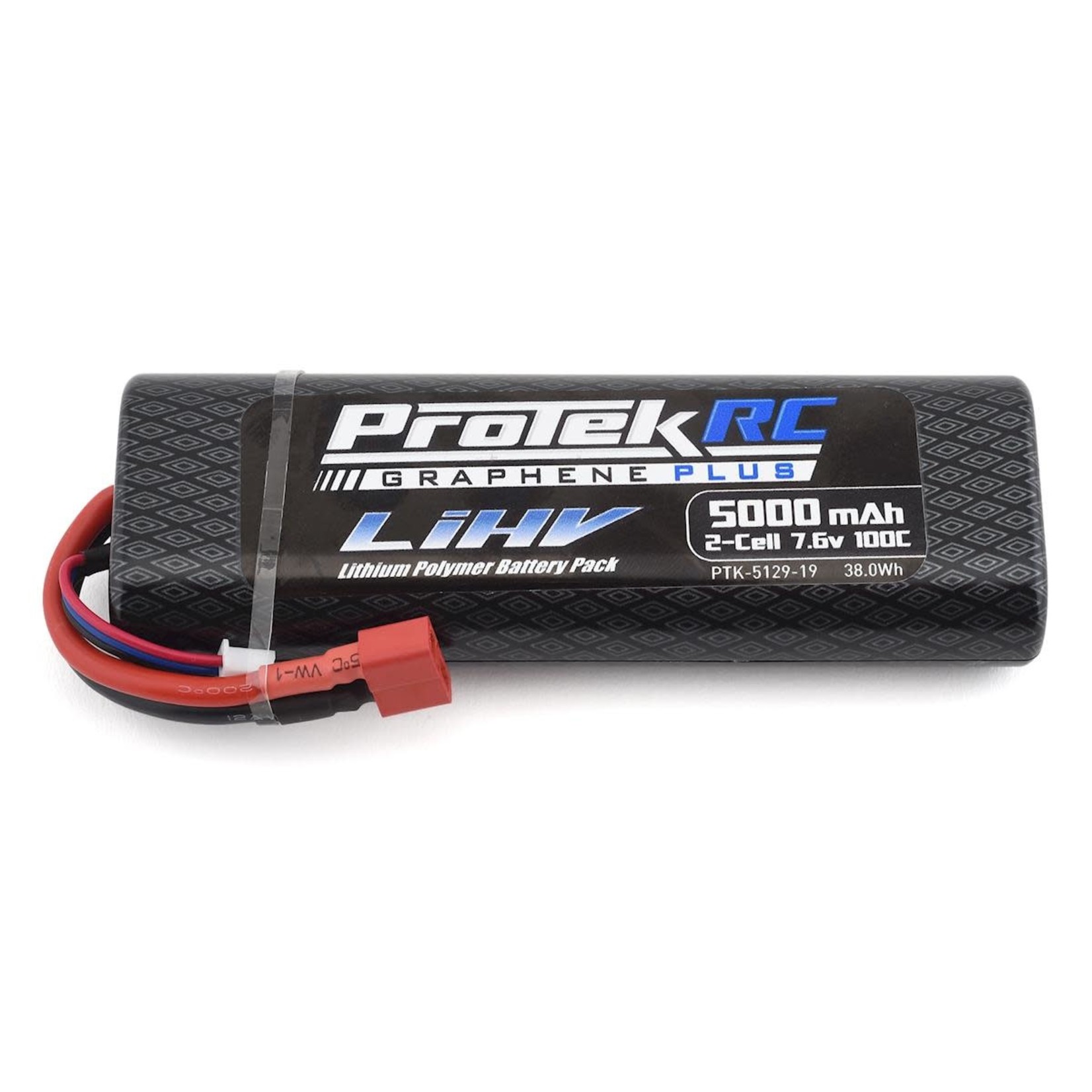 ProTek RC ProTek RC 2S 100C Si-Graphene + HV LiPo Stick Pack TCS Battery (7.6V/5000mAh) w/T-Style Connector (ROAR Approved) #PTK-5129-19